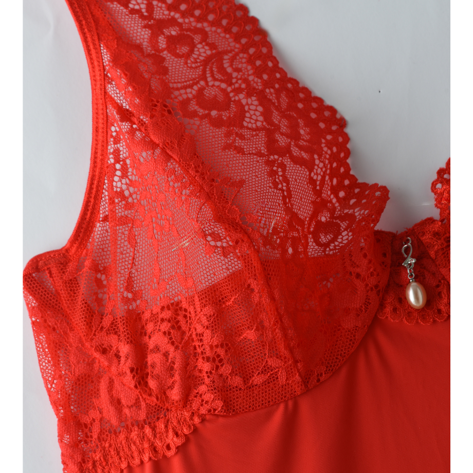 Red Lace Classic Babydoll