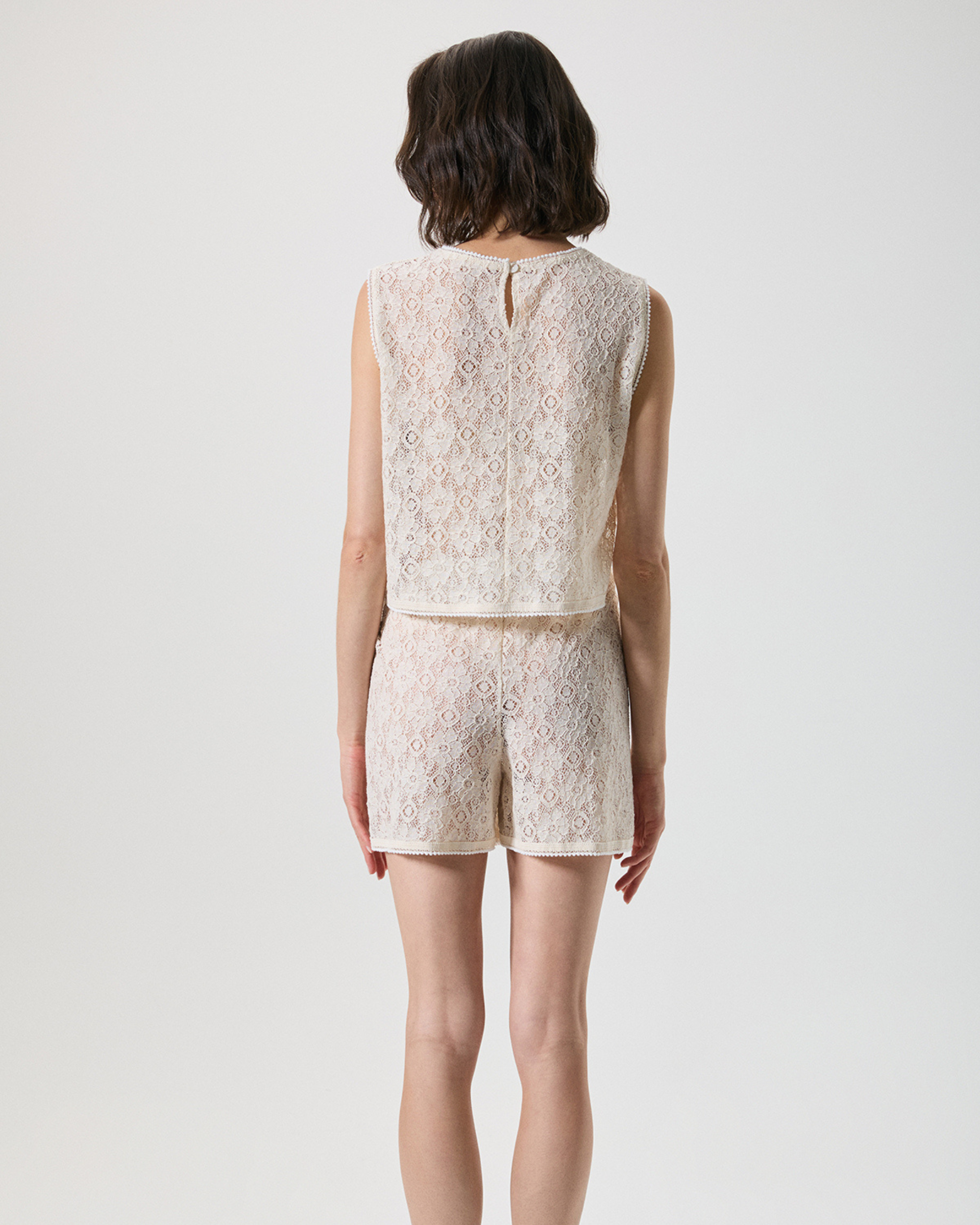 Floral cotton pajama set