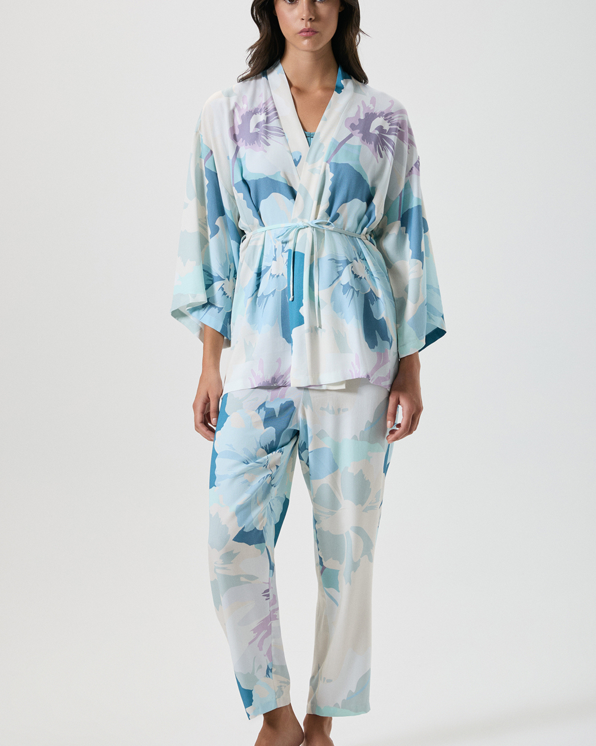 Floral 3-pece pajama set