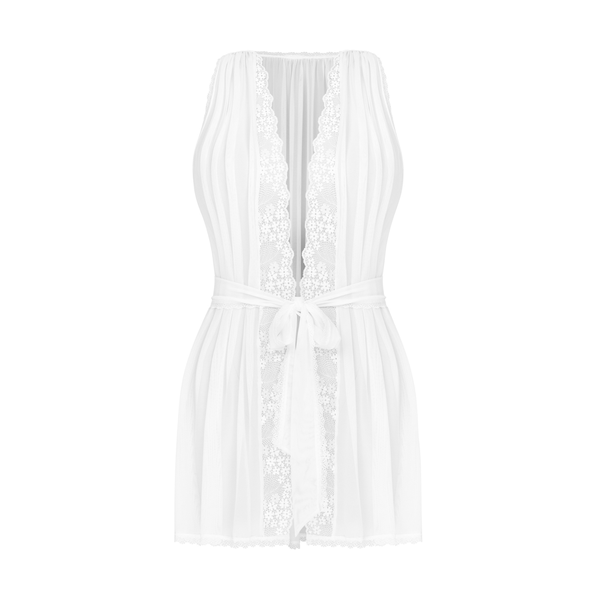 روب ابيض شفاف بلمسة مغرية - Heavenlly