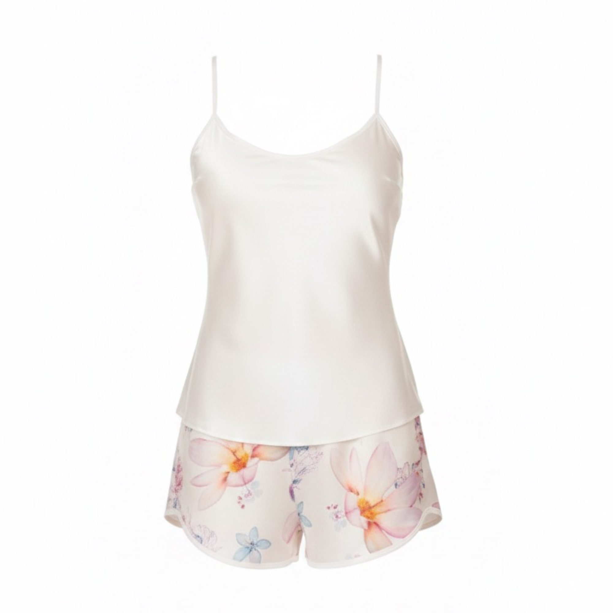 Jawa White Satin Set