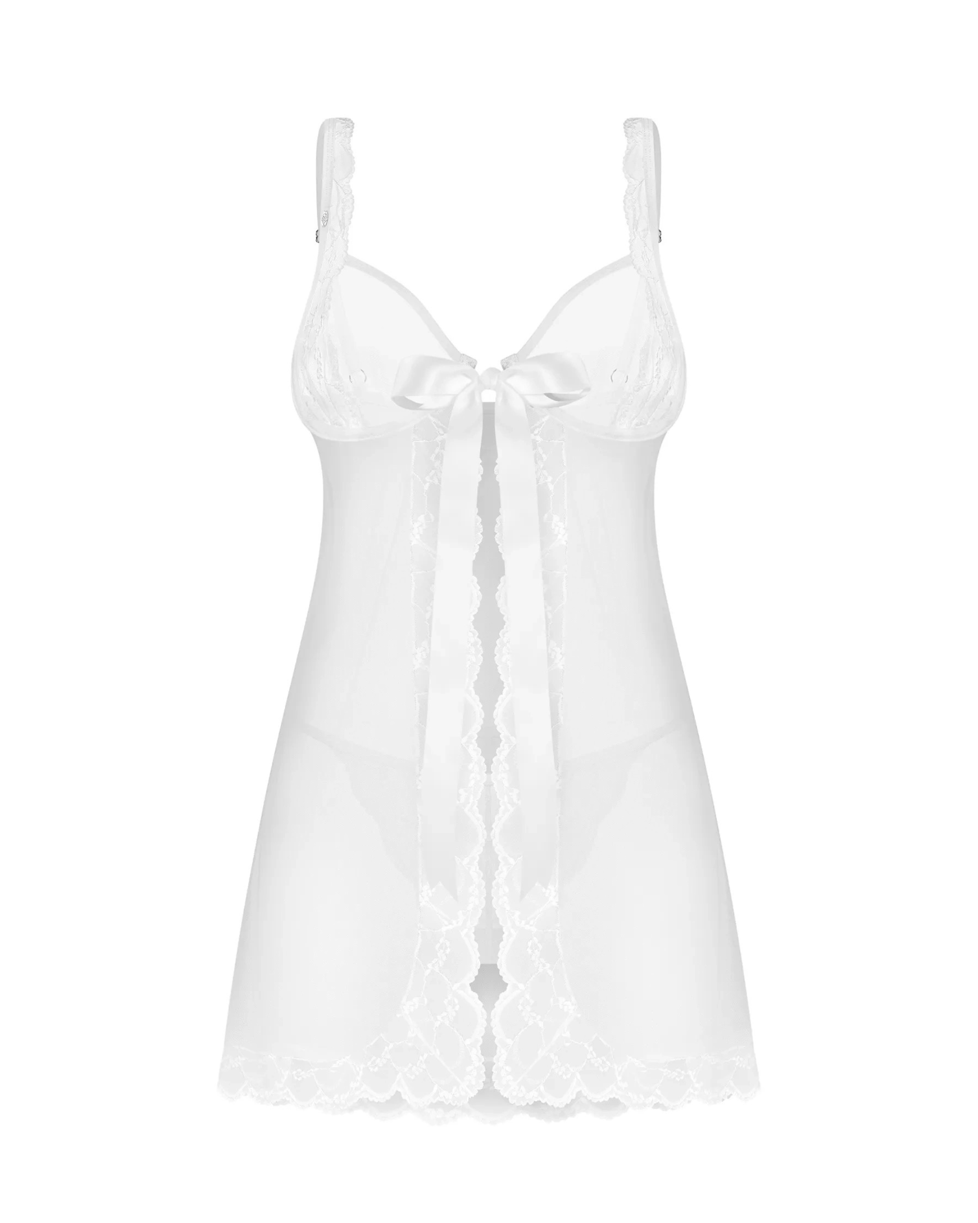 Weddya white babydoll