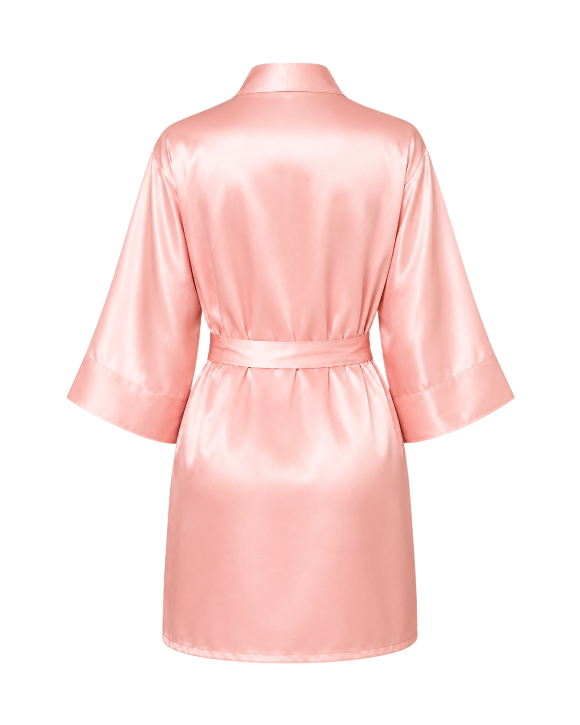 Satin Short Dressing Gown