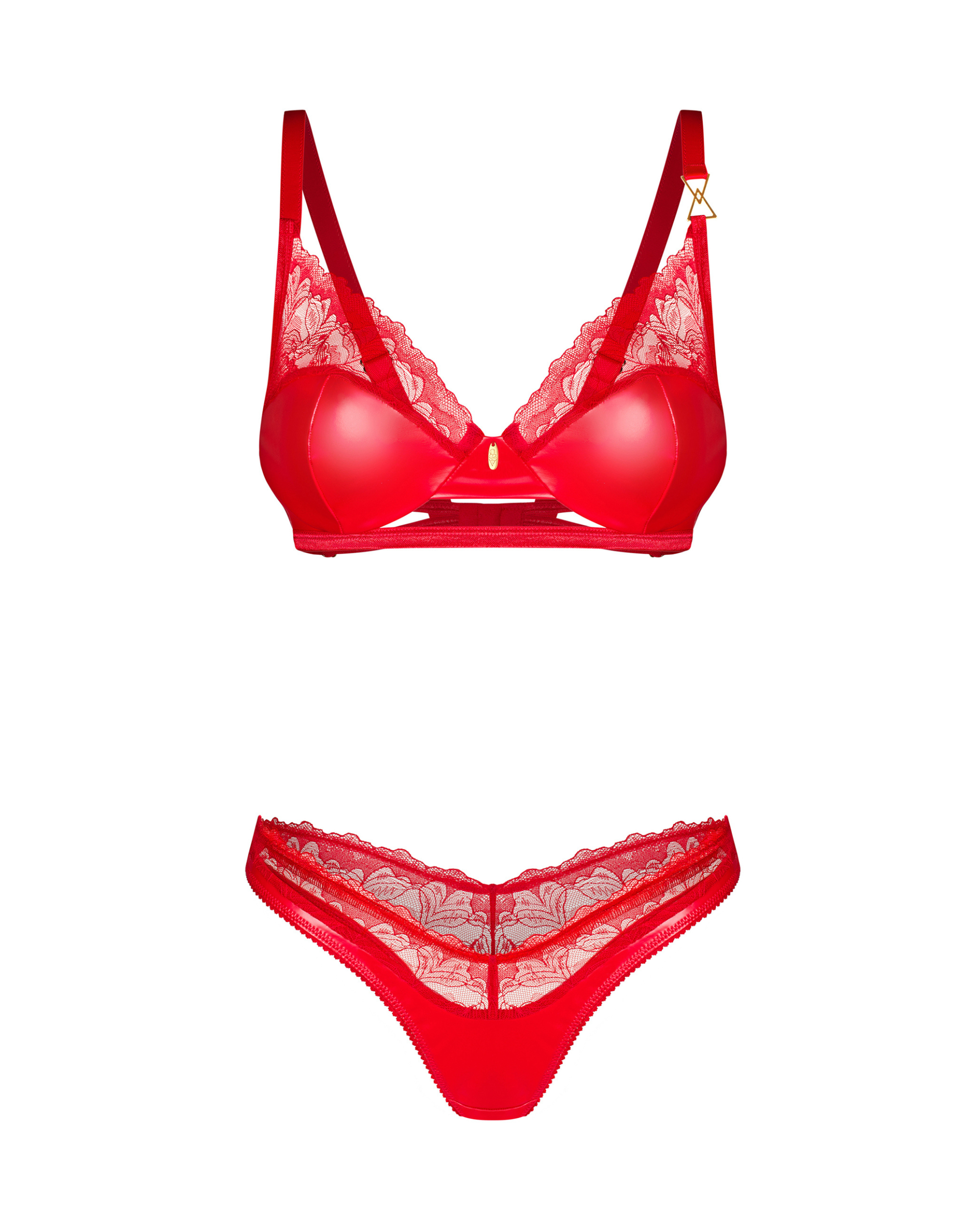 Aliosa leather-look set