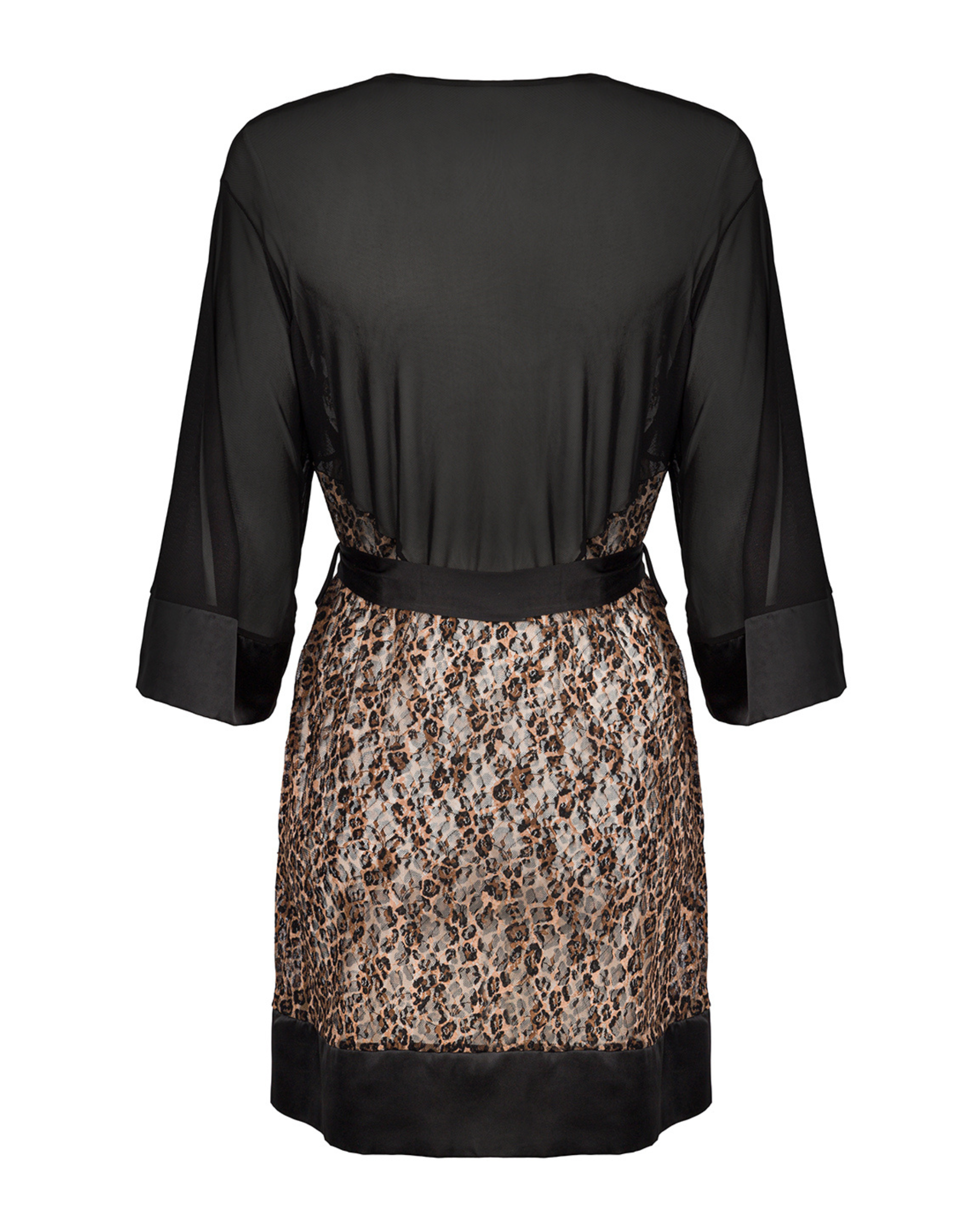 Allunes Peignoir sheer lace robe, elegant women’s lingerie, luxurious nightwear for romantic occasions