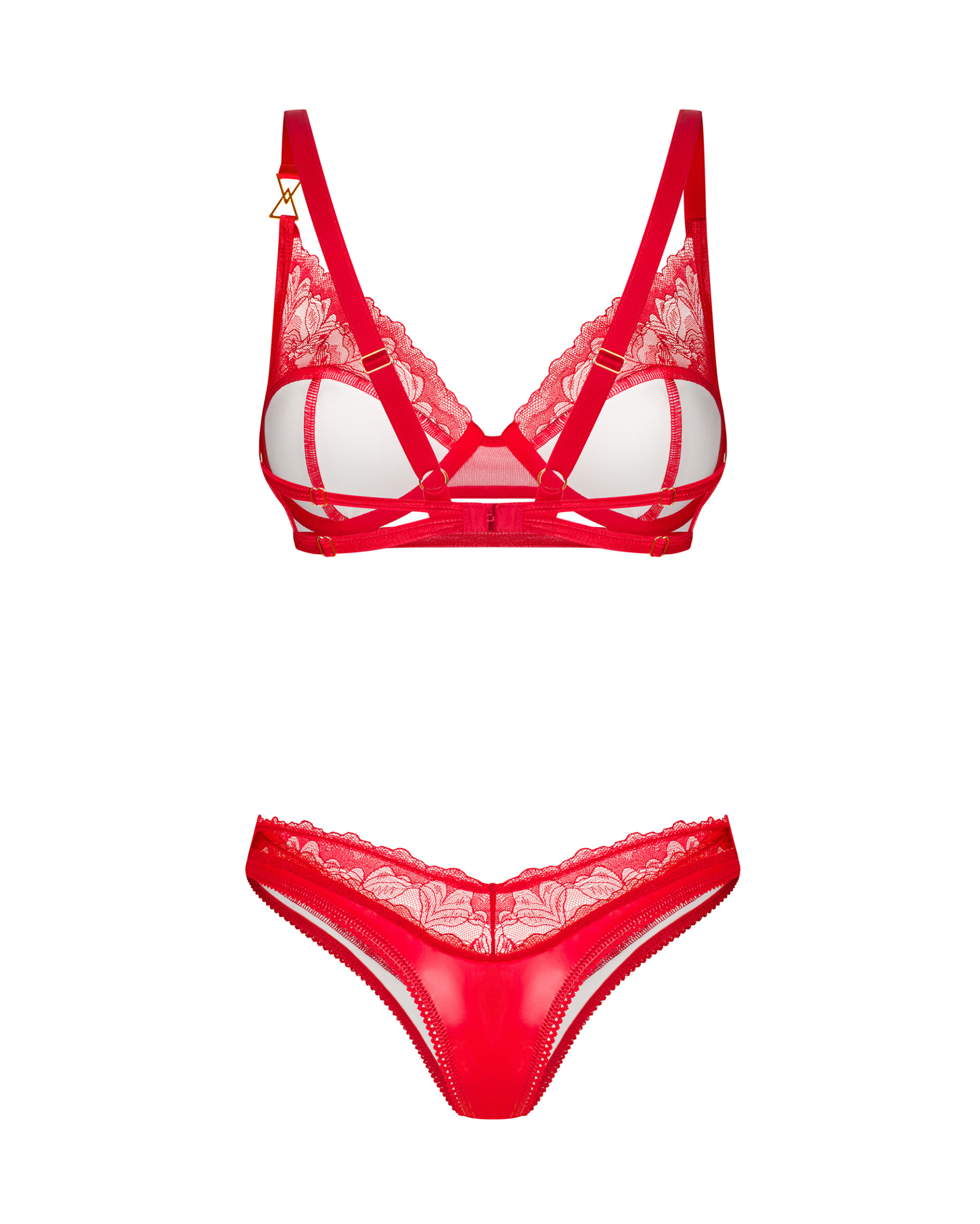 Aliosa leather-look set