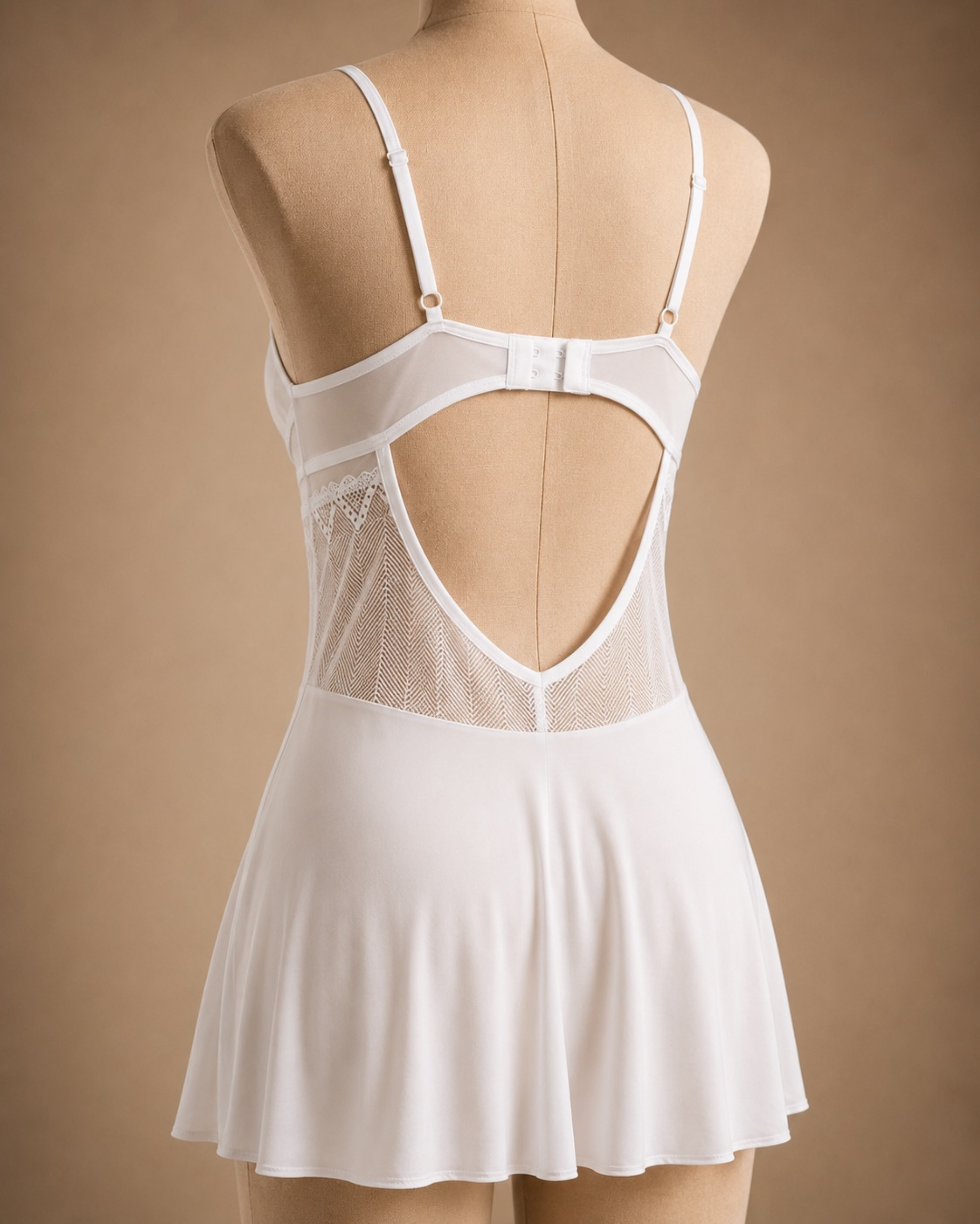 White Underwire Chemise