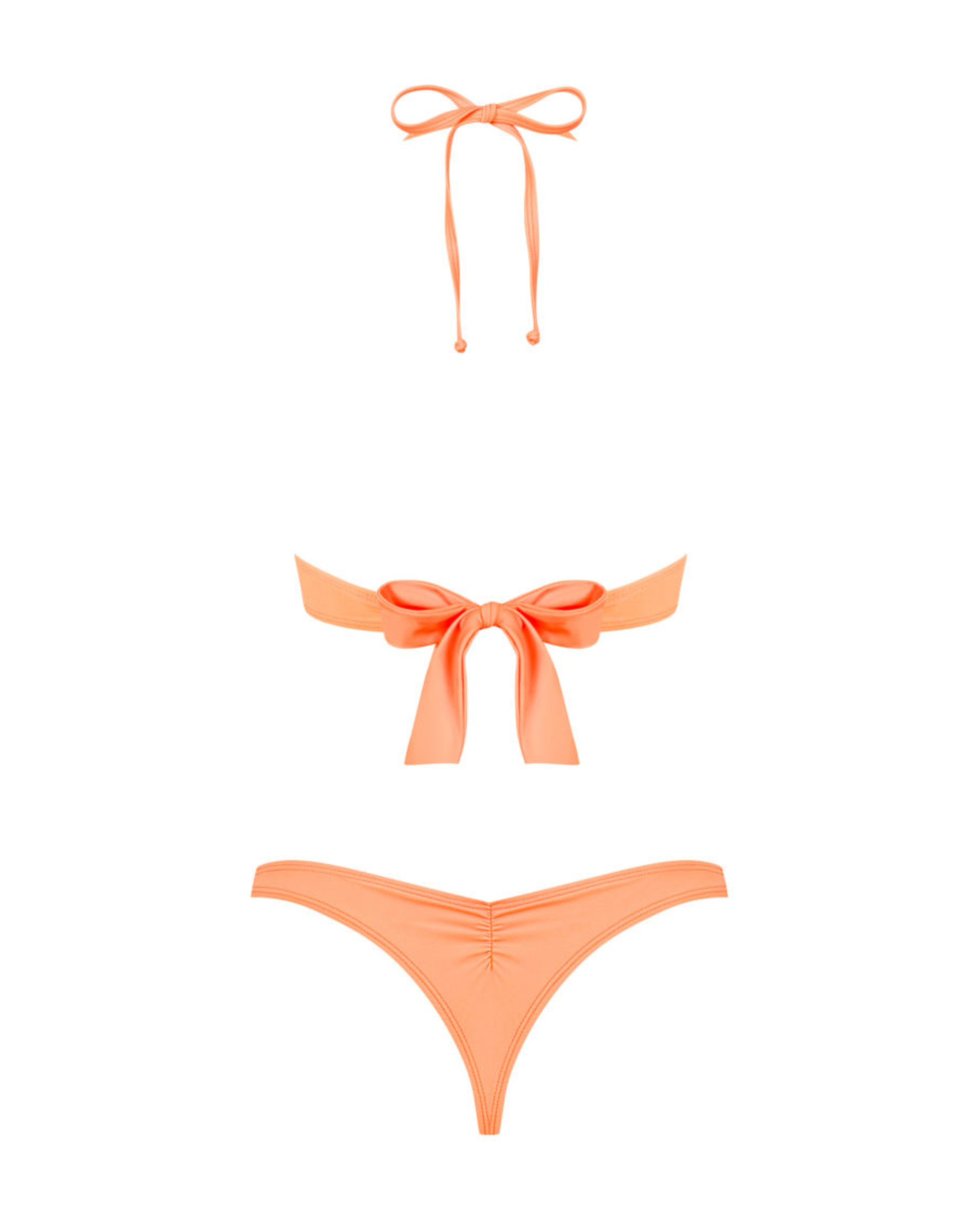 Coral Underwire High-Cut Bikini