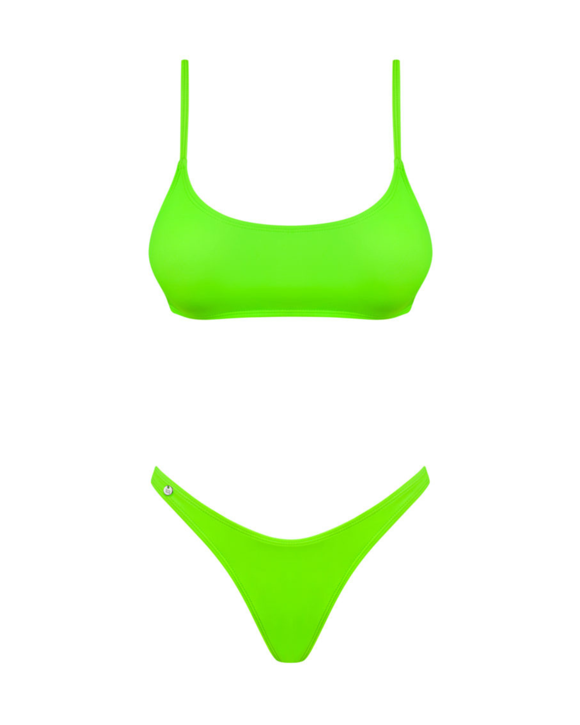 Neon Green Sporty Bikini