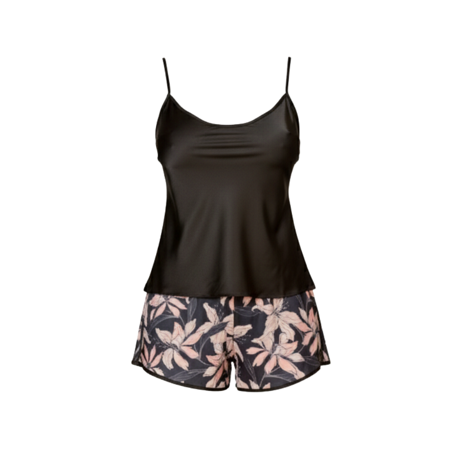 Jawa Black Satin Set