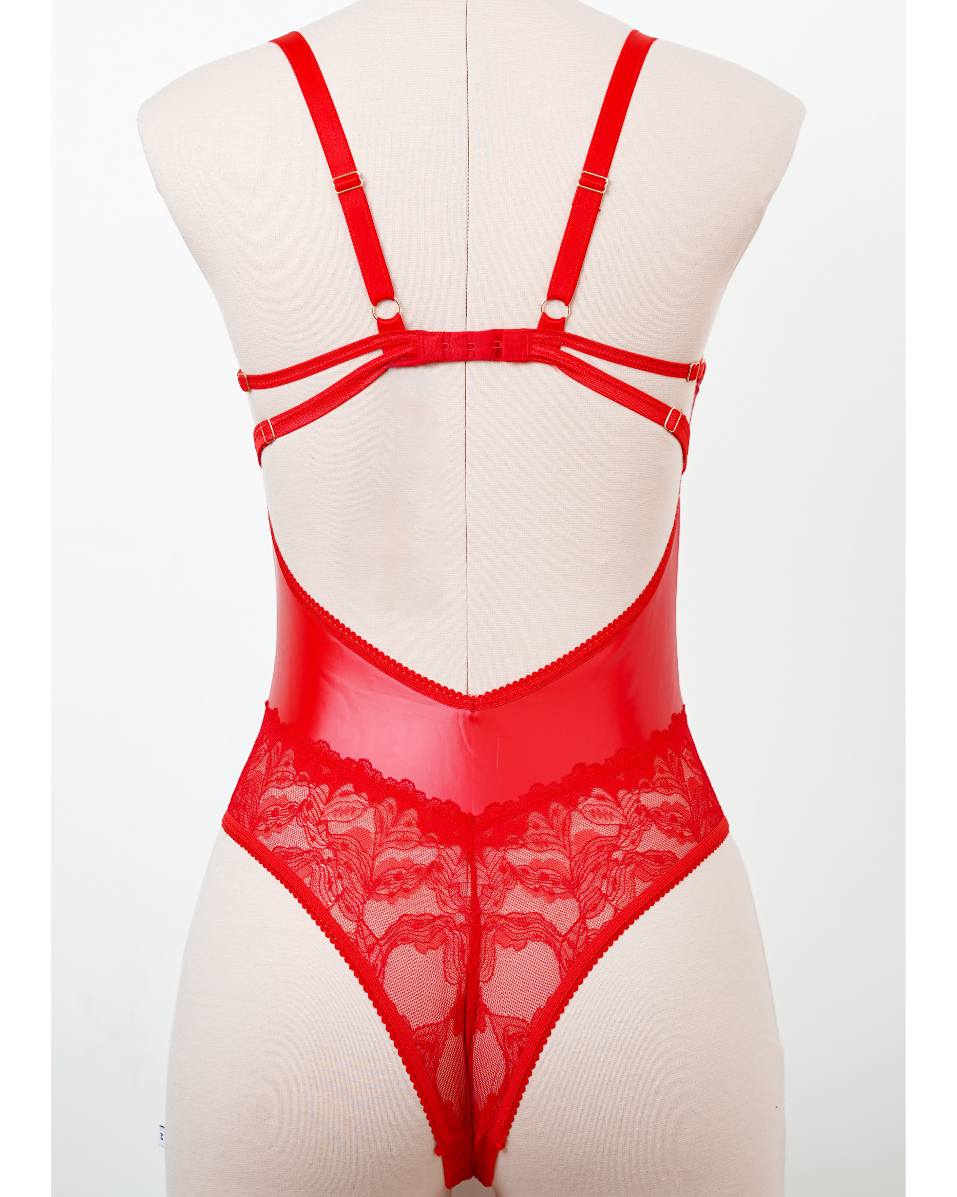 Red Satin teddy