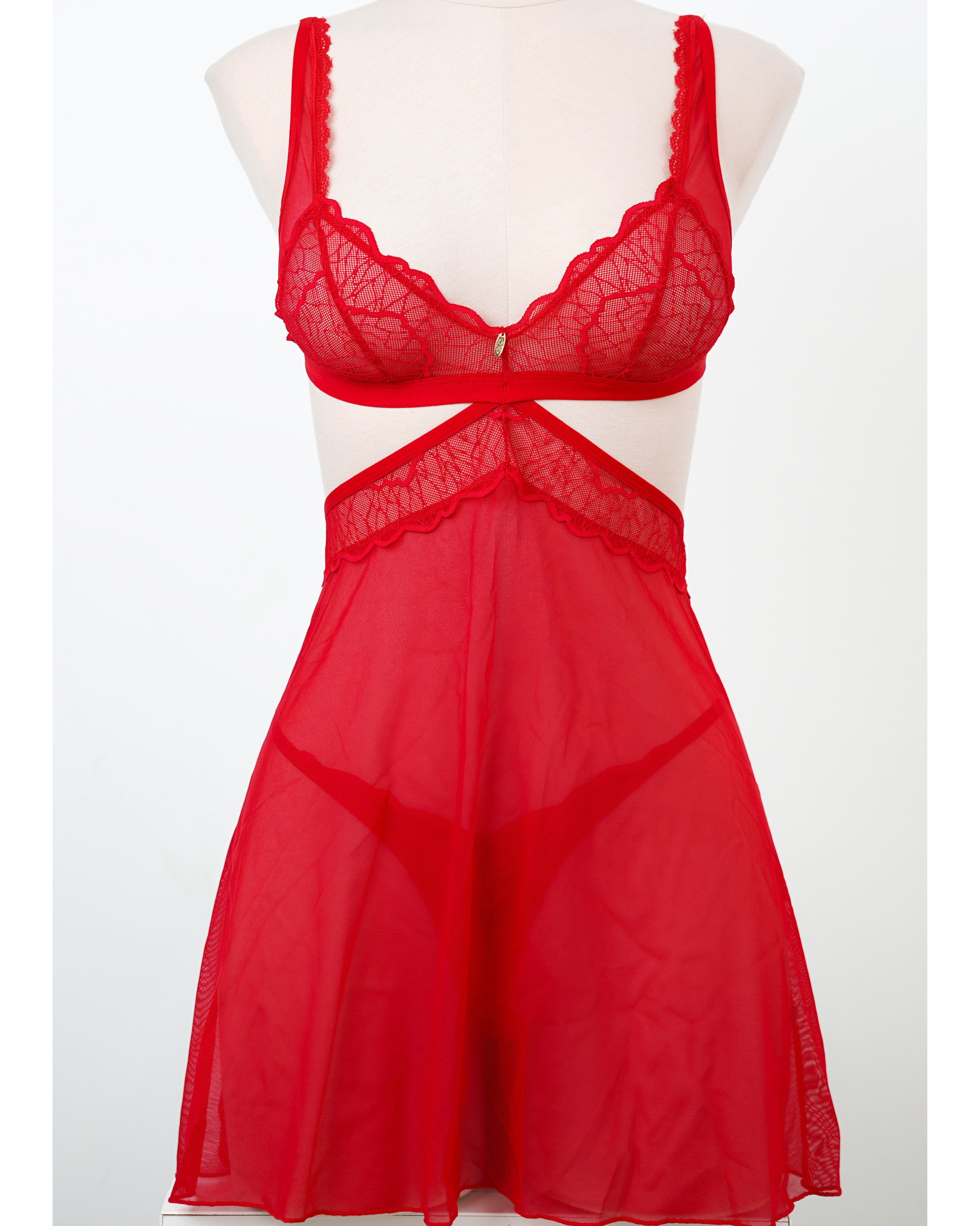 Red Babydoll Set
