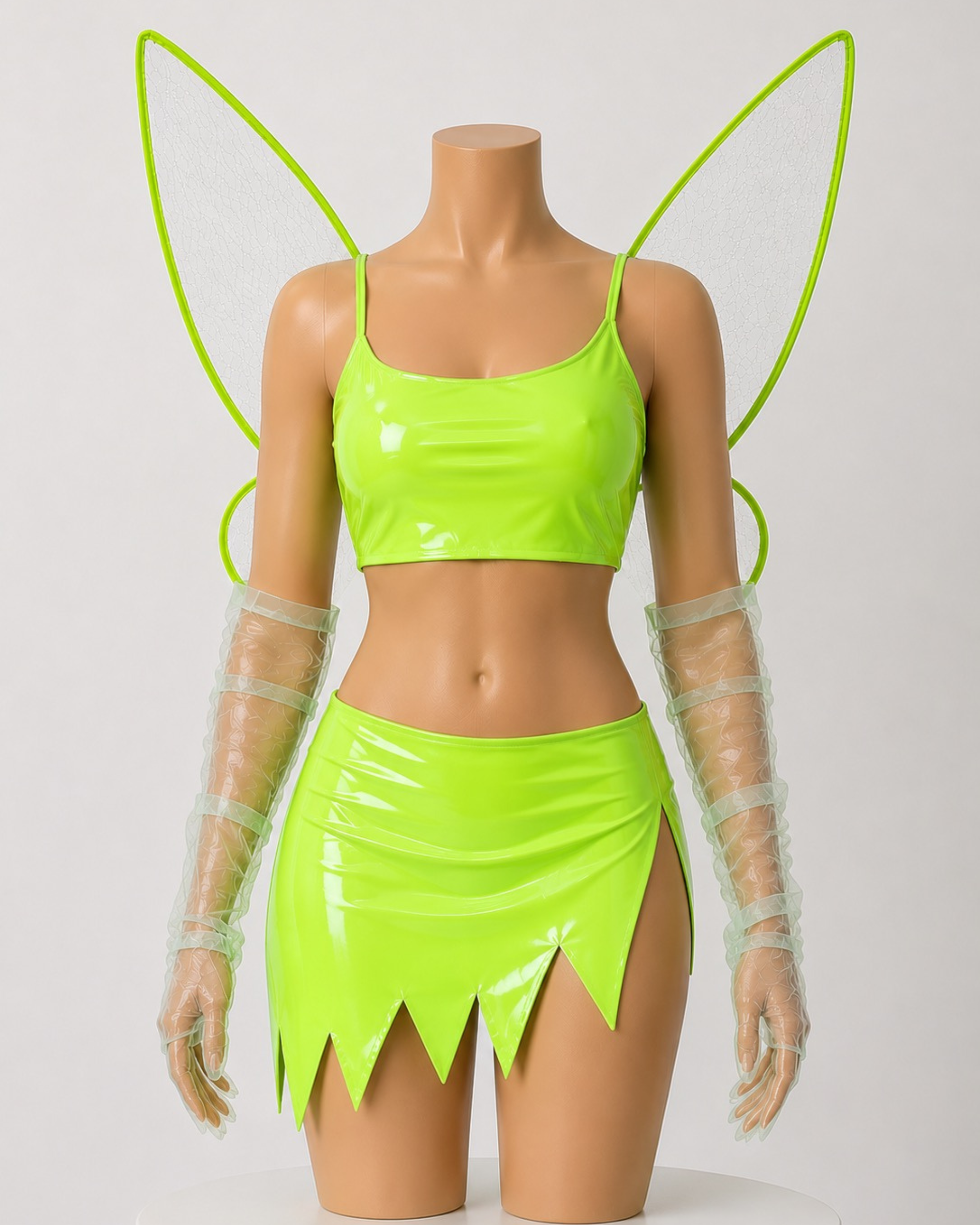 Green Lace Fairy Costume