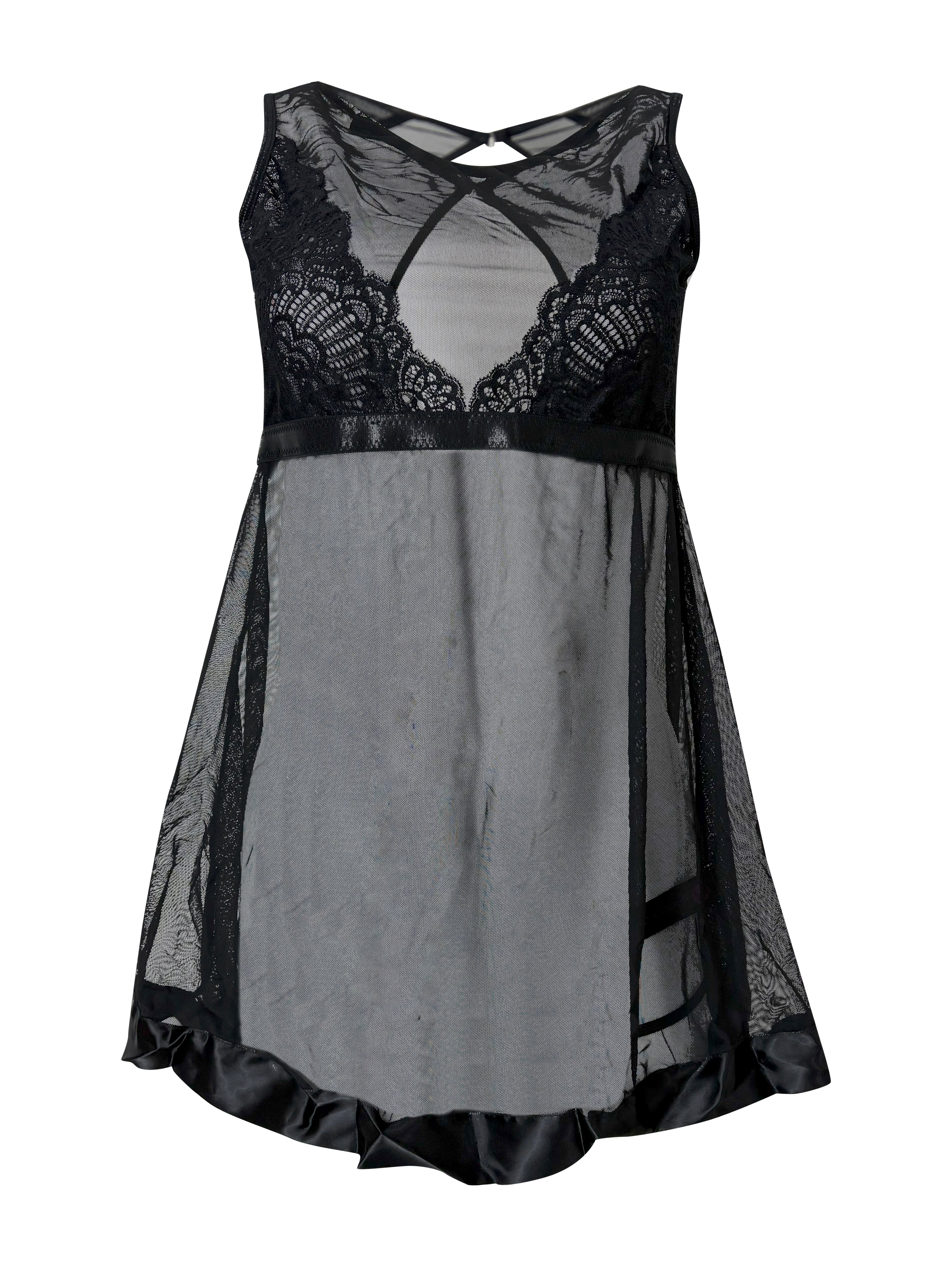 Flirt Black Mesh - Eiffel Boudoir