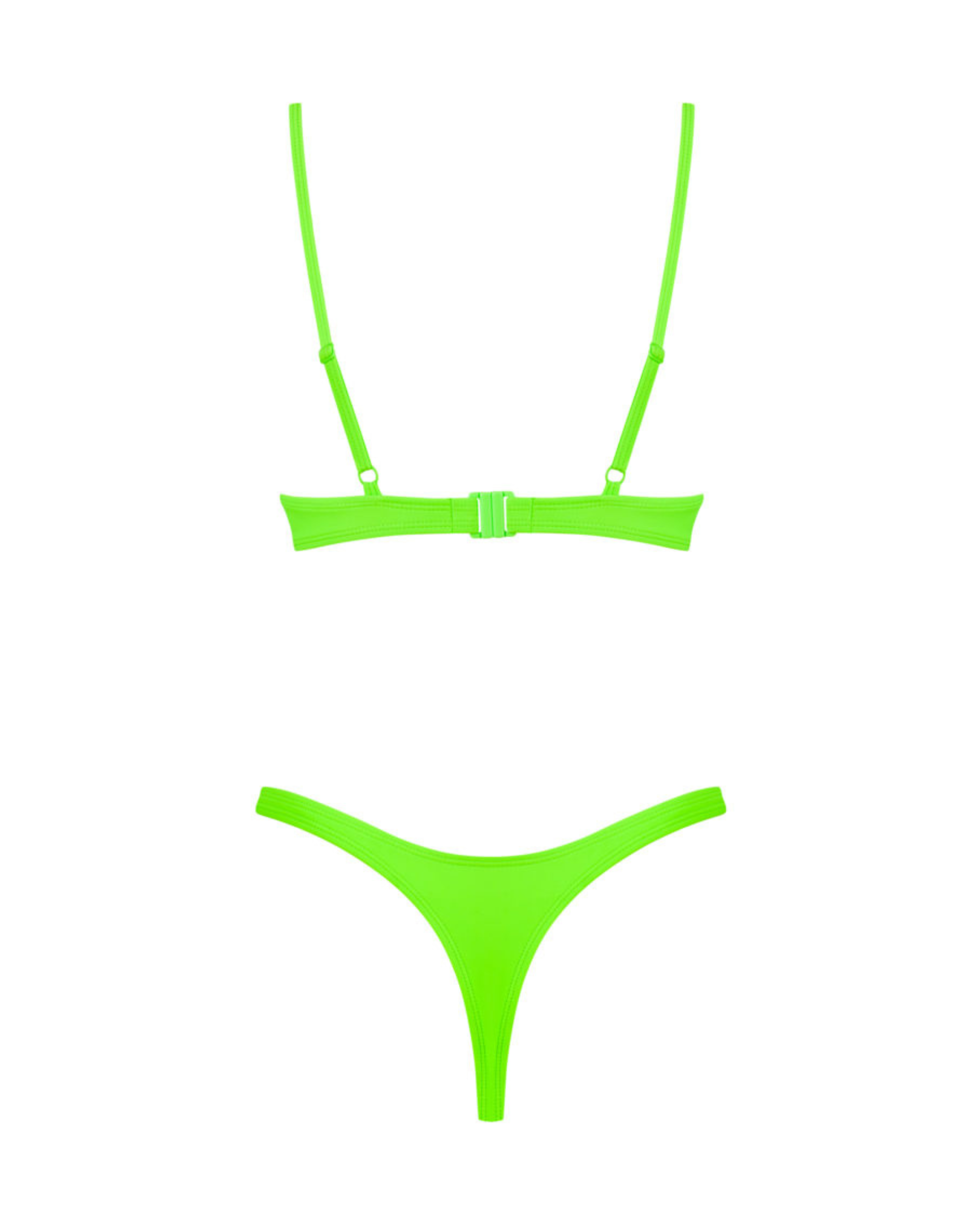 Neon Green Sporty Bikini