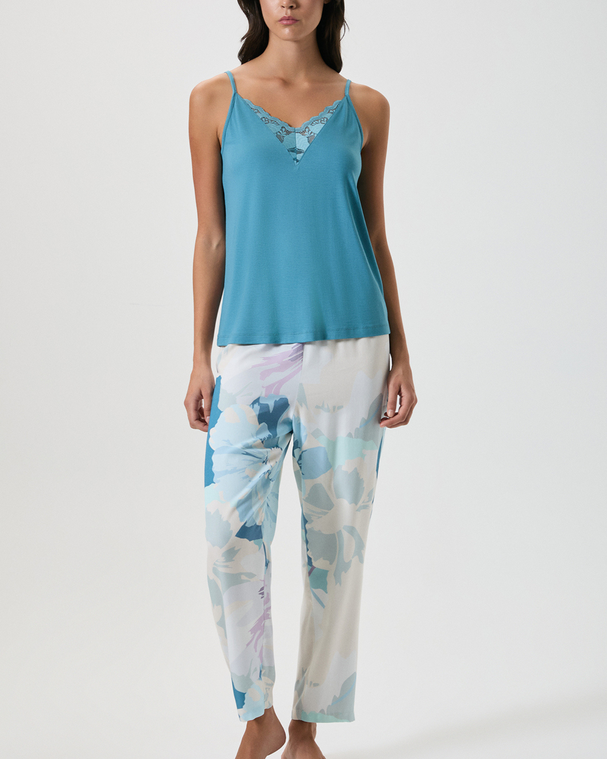 Floral 3-pece pajama set