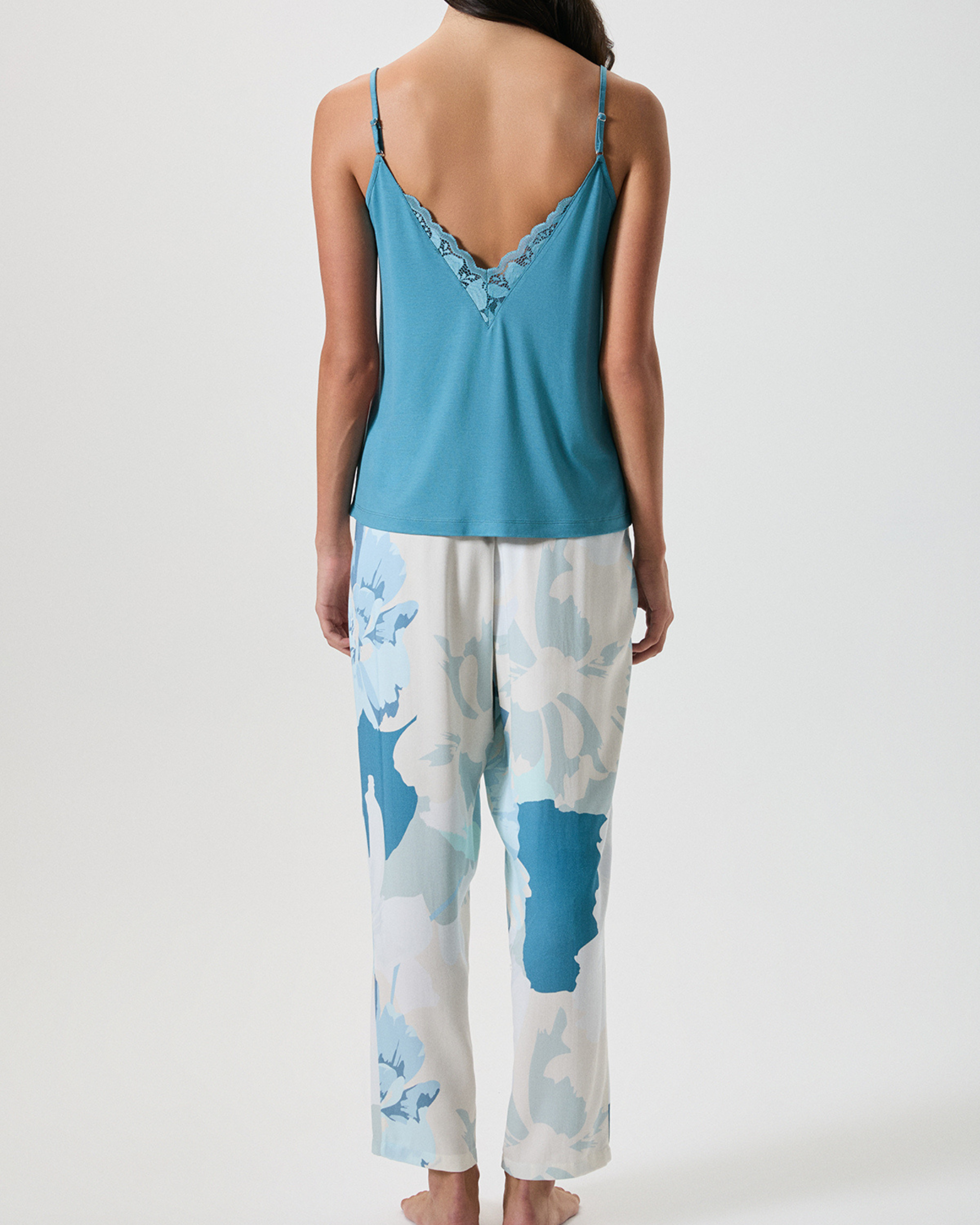 Floral 3-pece pajama set