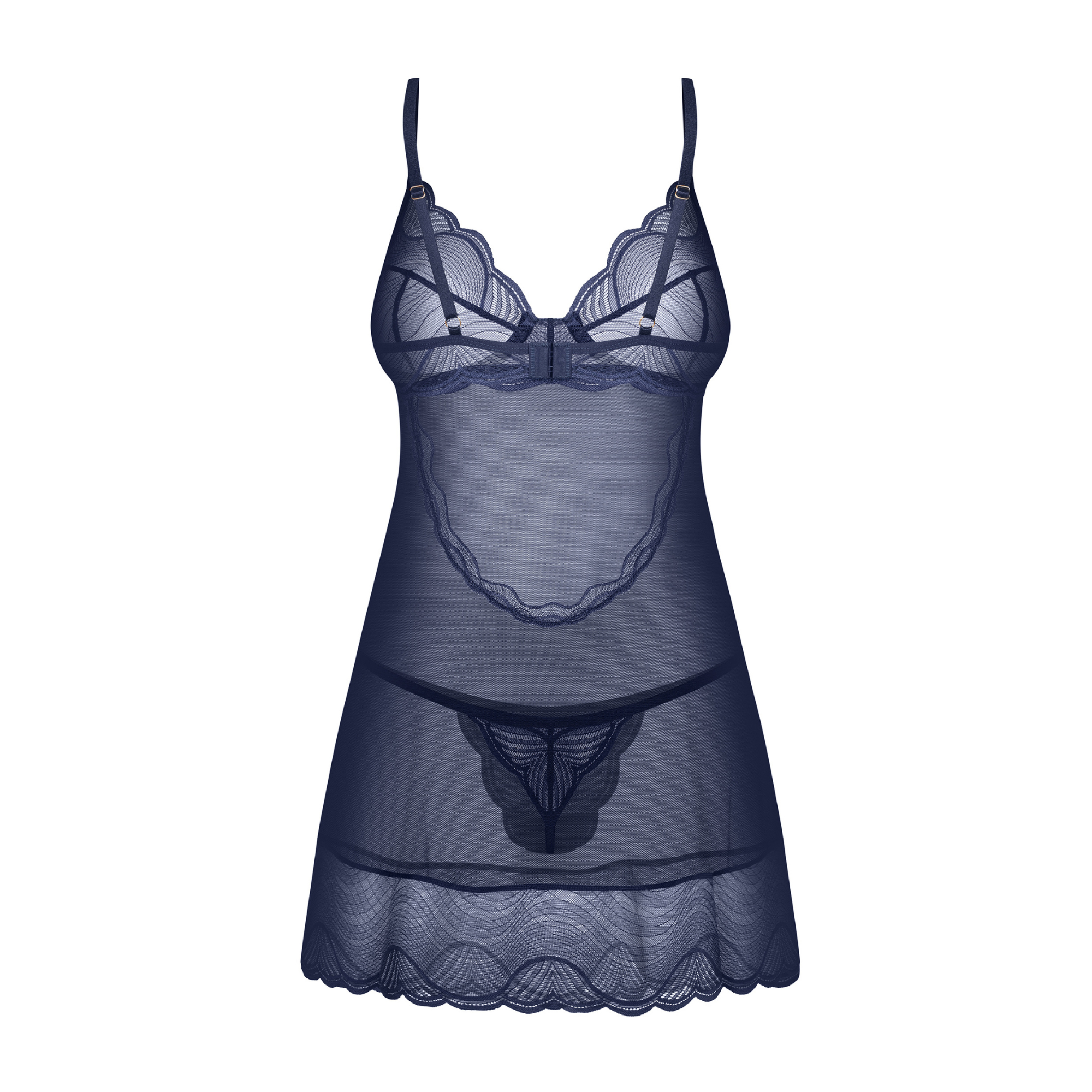 Navy Lace Set