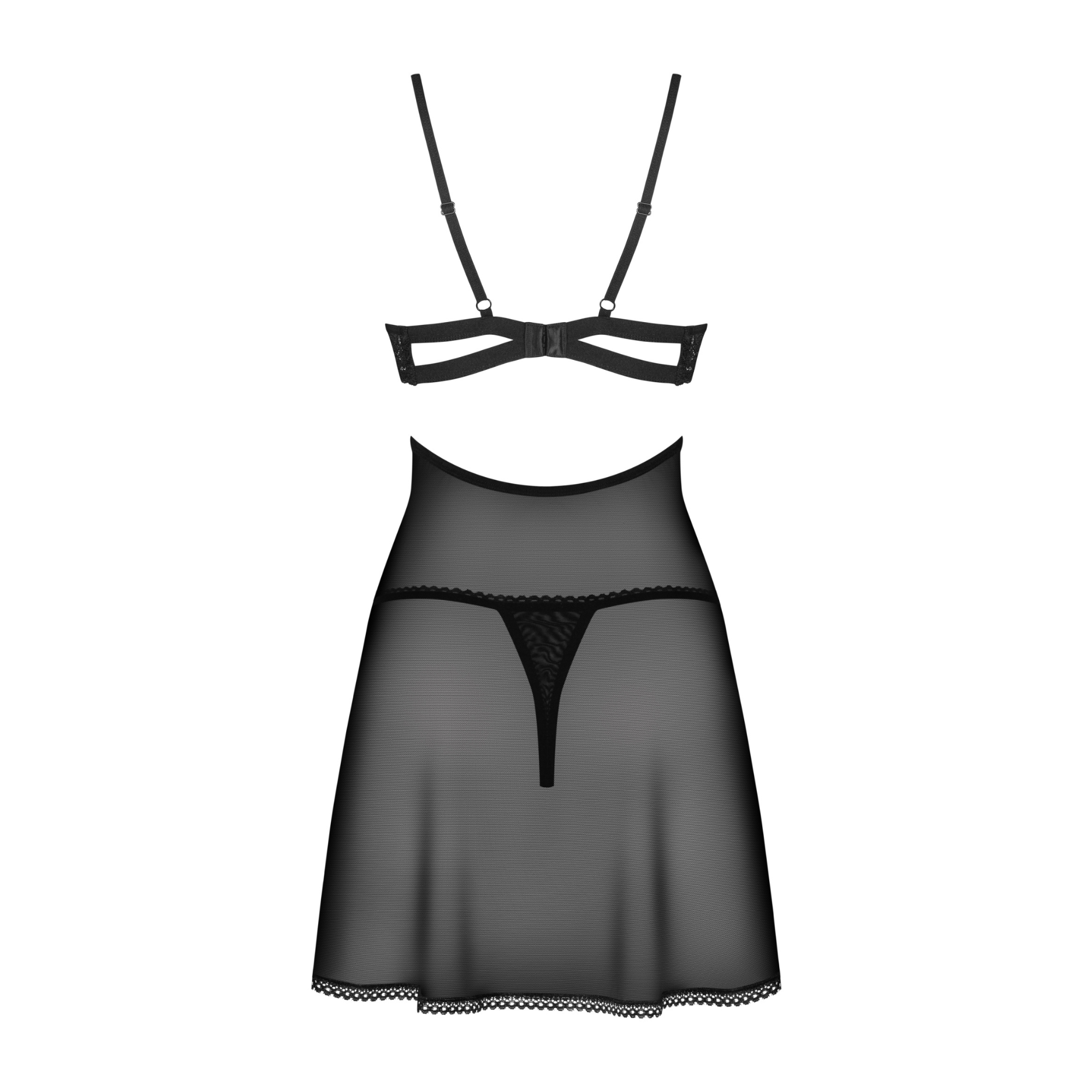 Floral Lace Babydoll Set