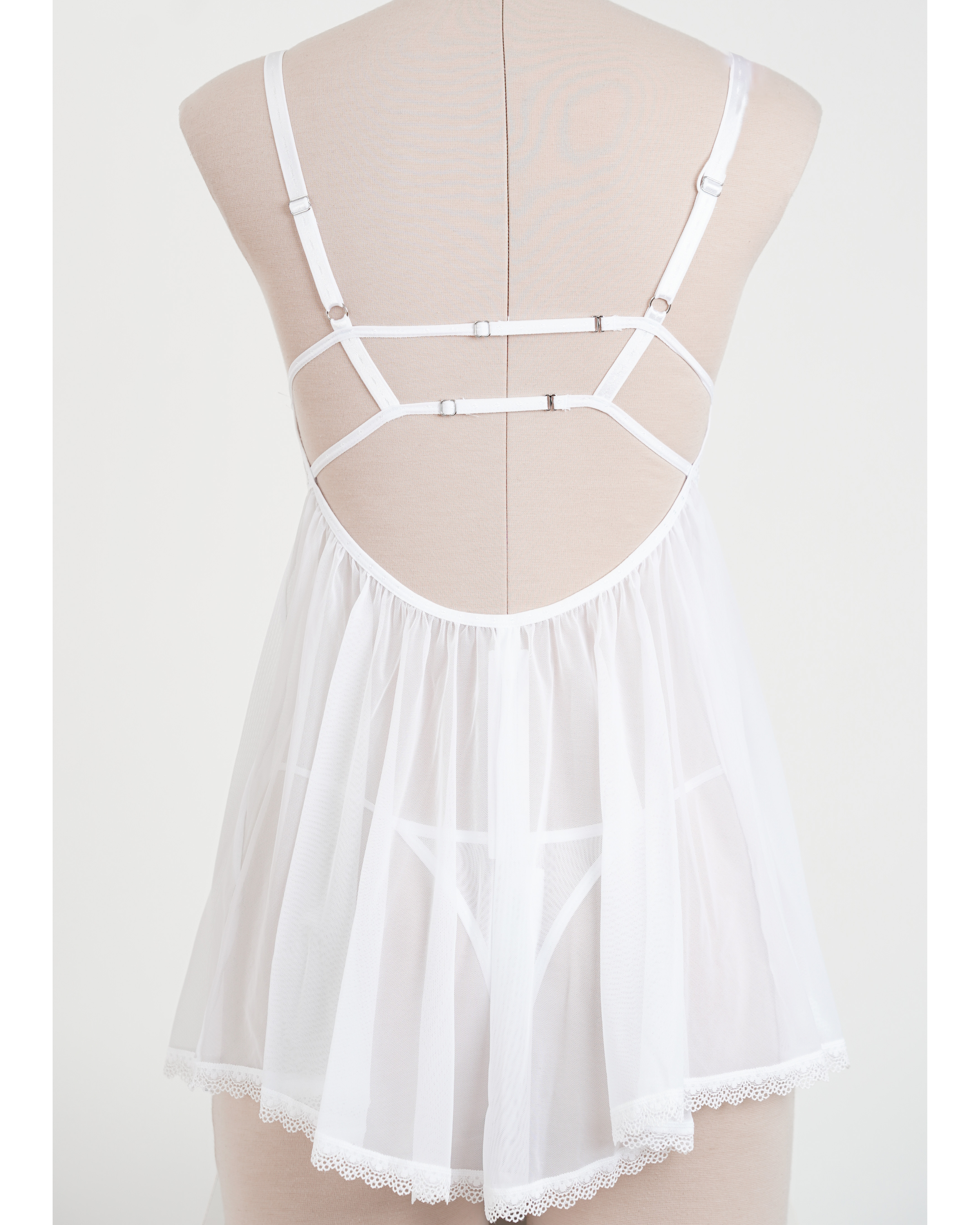 Floral Lace Babydoll Set