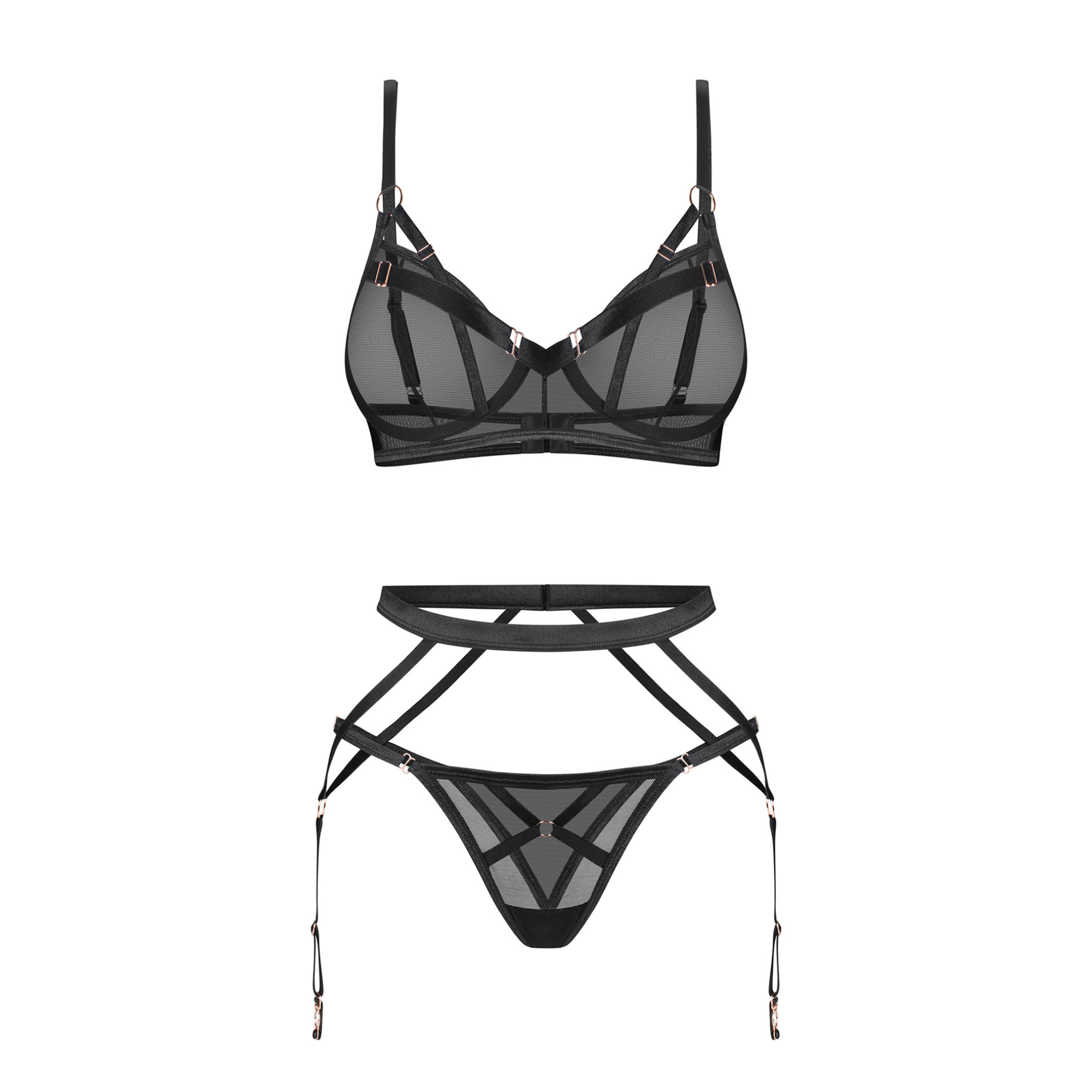 Euridia 3-Piece Lingerie Set