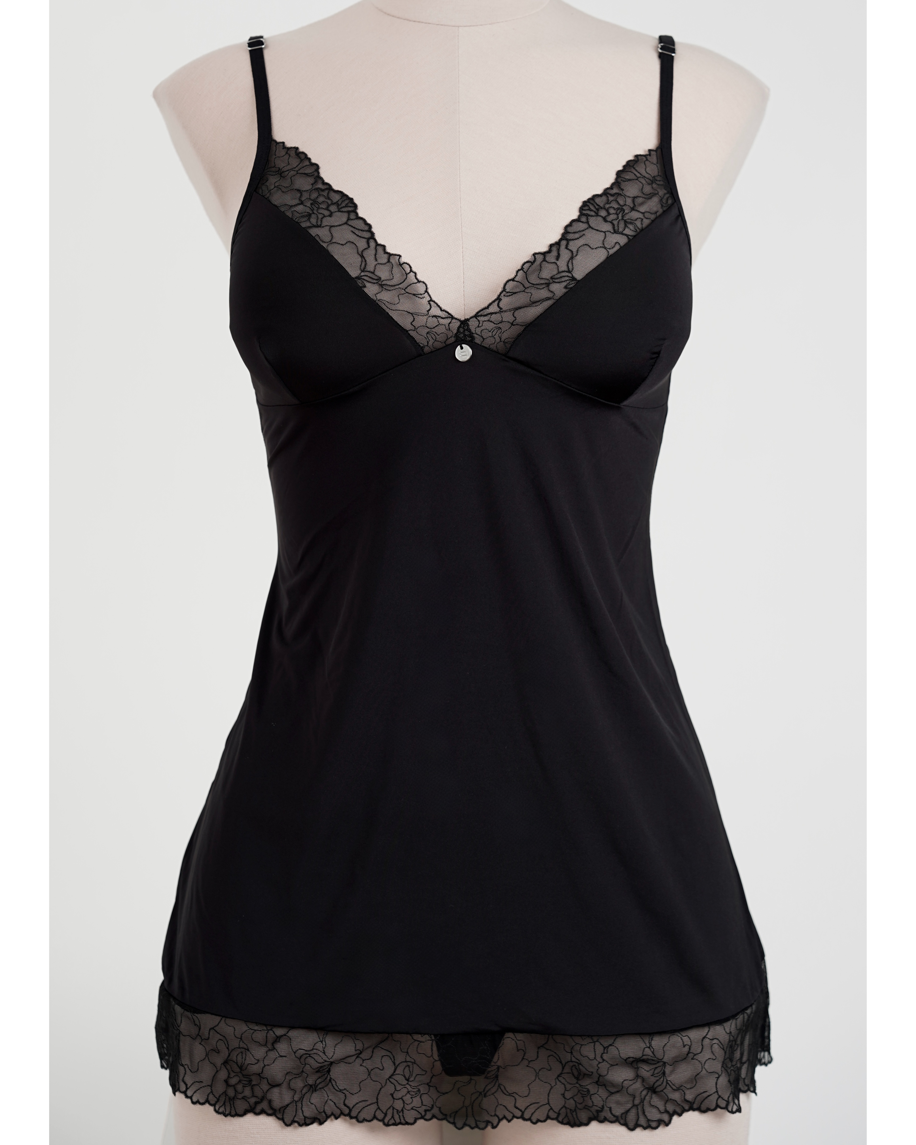 Floral Lace Chemise & Thong