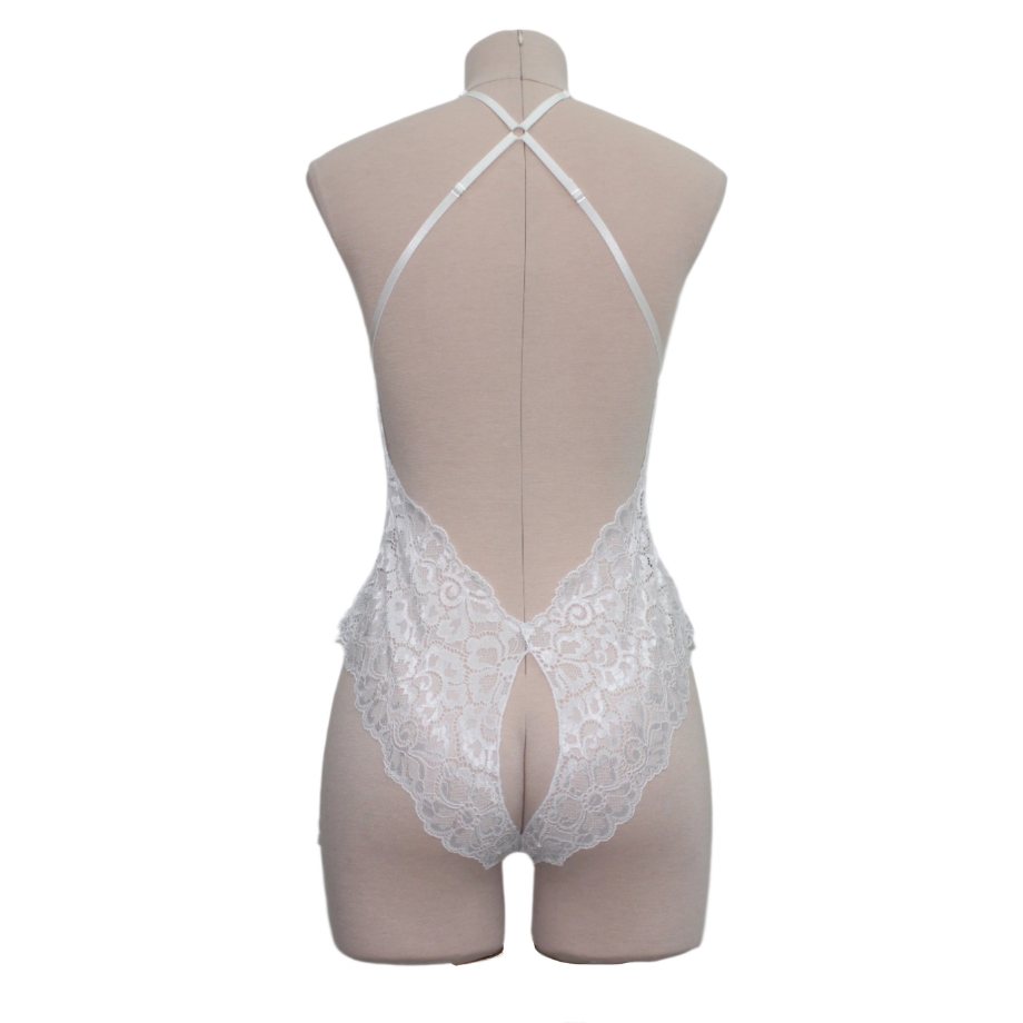 Flirt White Lace Teddy