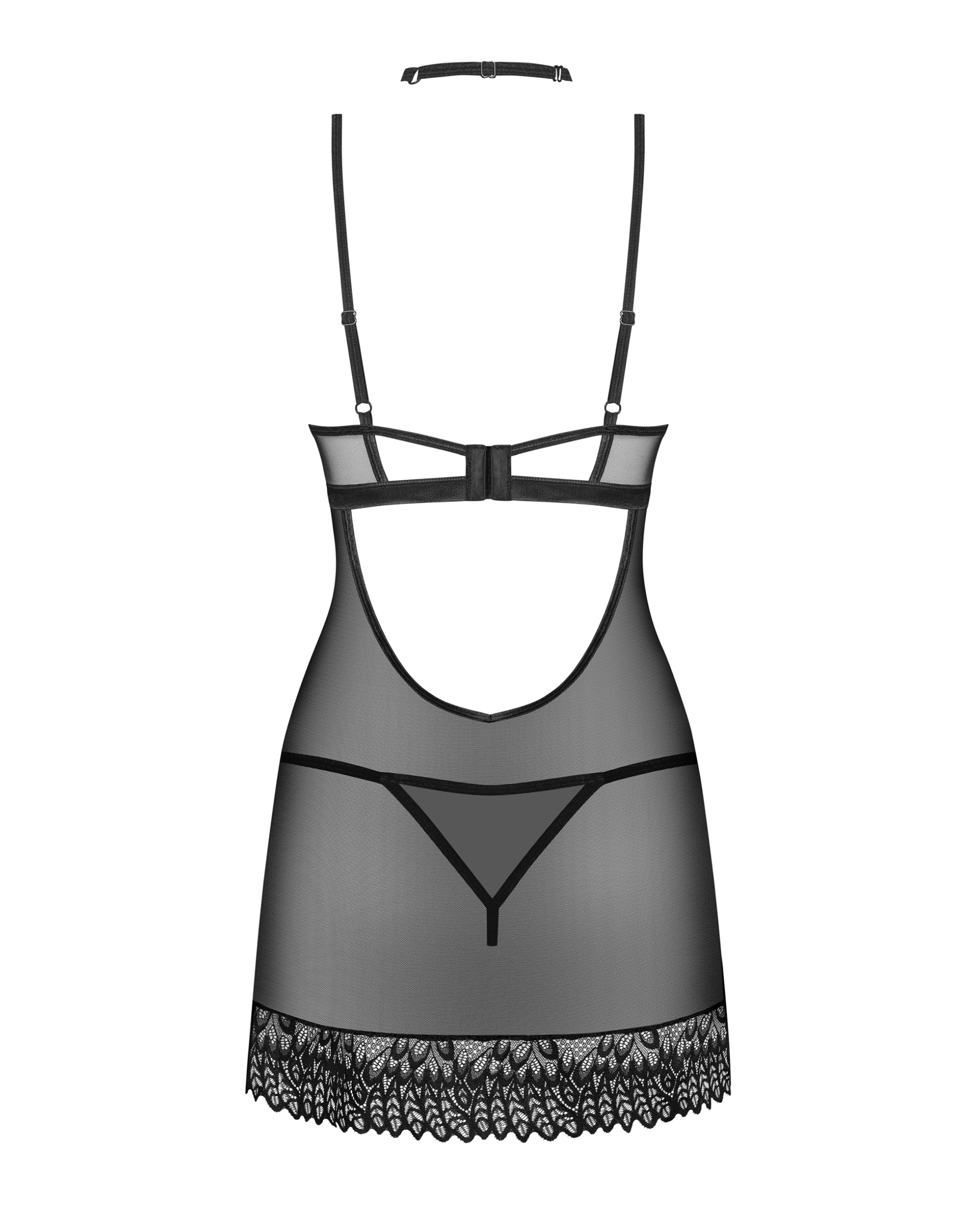 Black Sheer Bodycon Chemise
