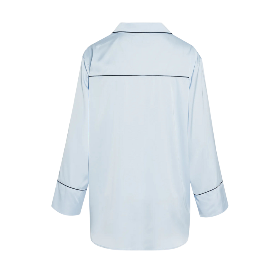 Astoria Satin Sleep Long Sleeve Button Down