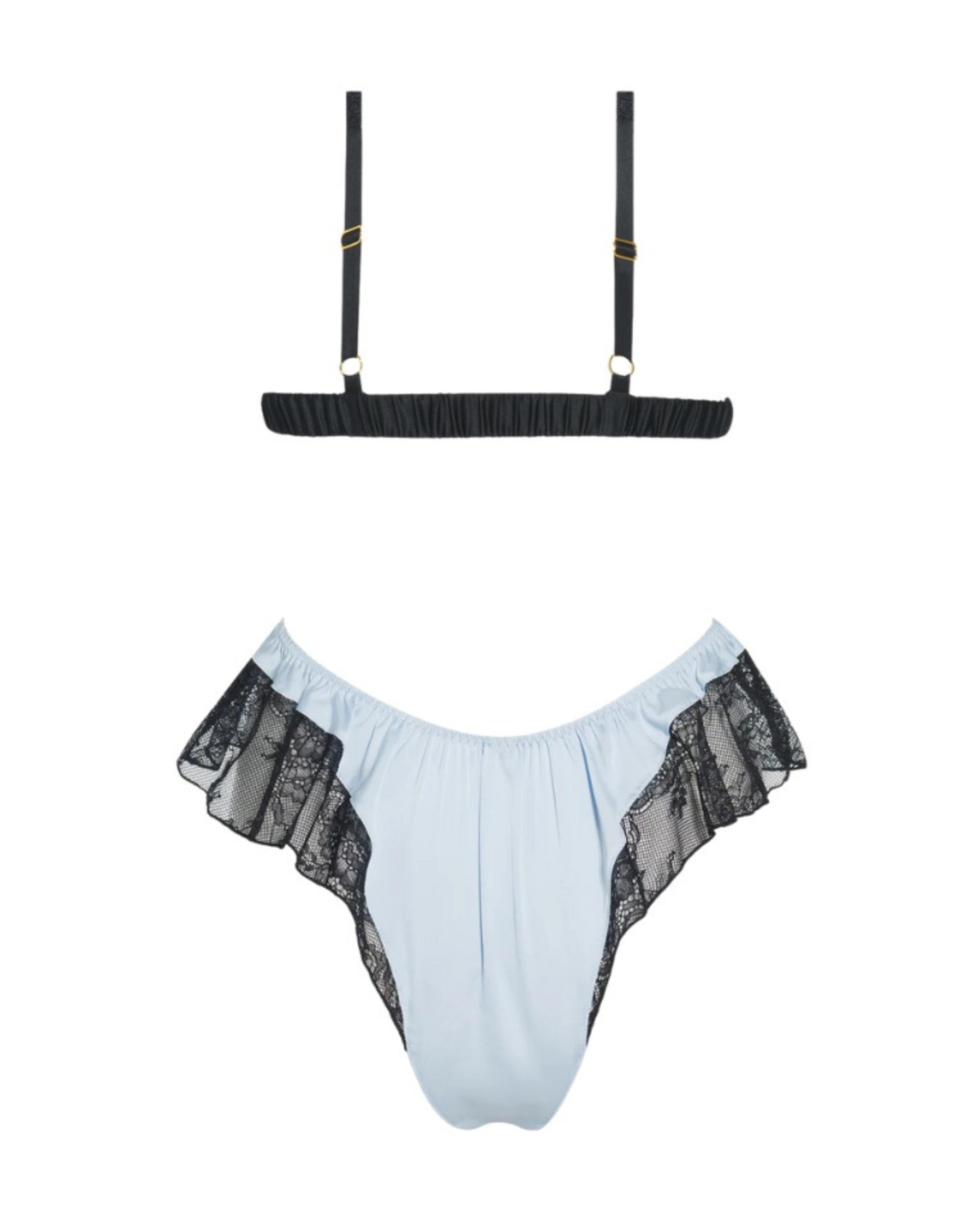 Satin Lace Sleep Set