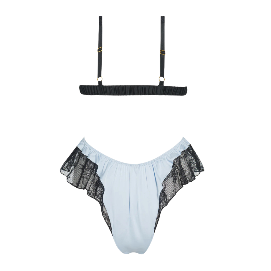 Astoria Satin Sleep Bra & Shorty Set