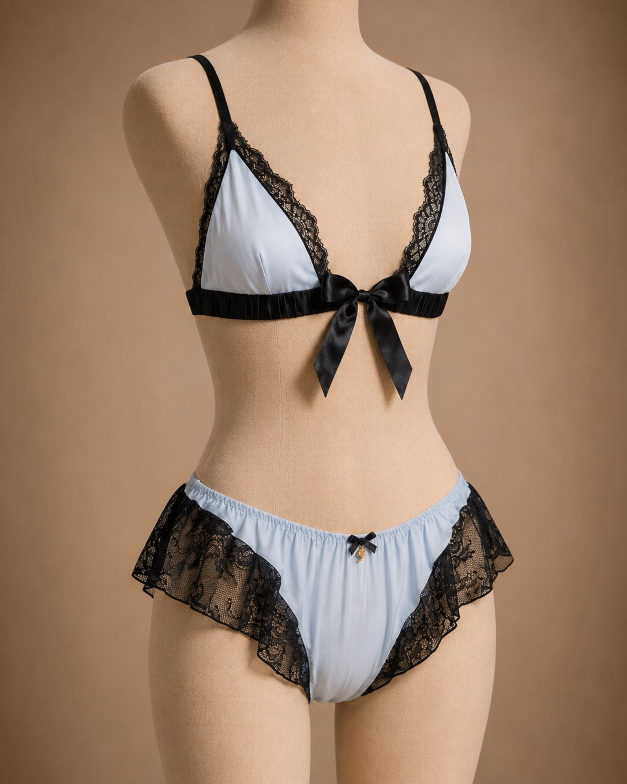 Satin Lace Sleep Set