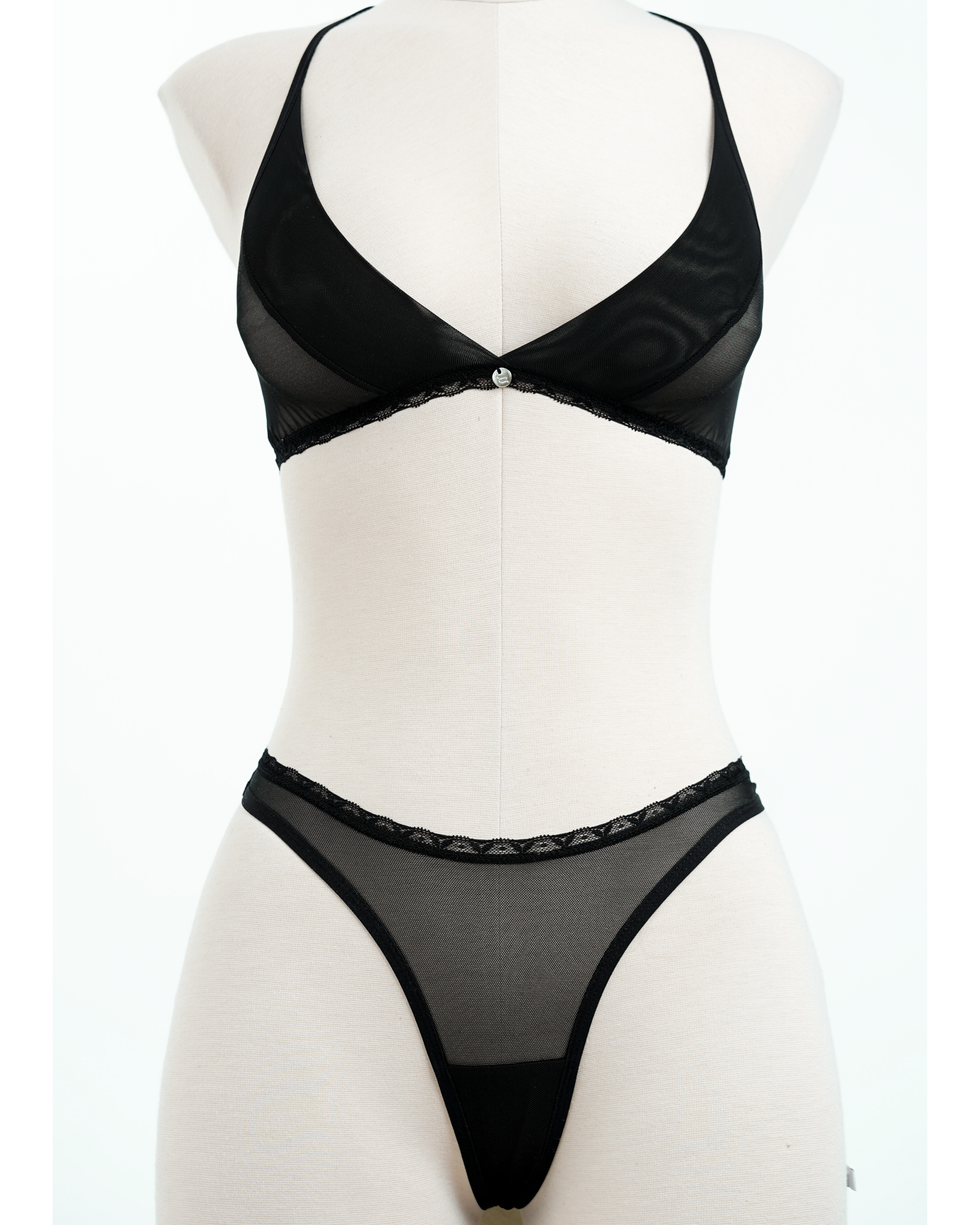 Black Lace Romantic Lingerie