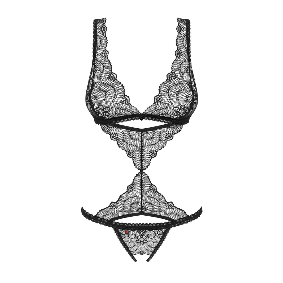 Firella Black Lace Bodysuit