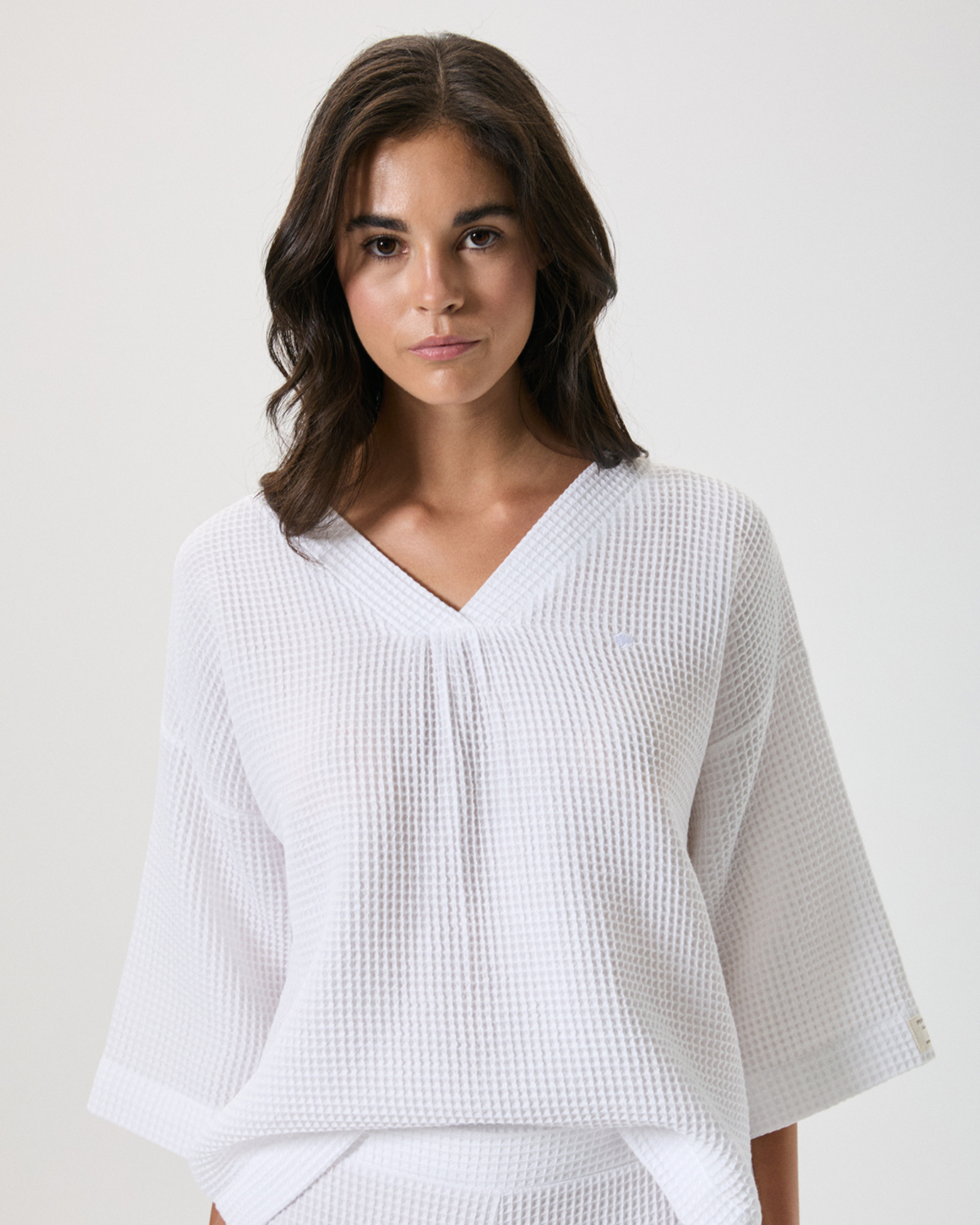 Wide-Leg Pajama Set