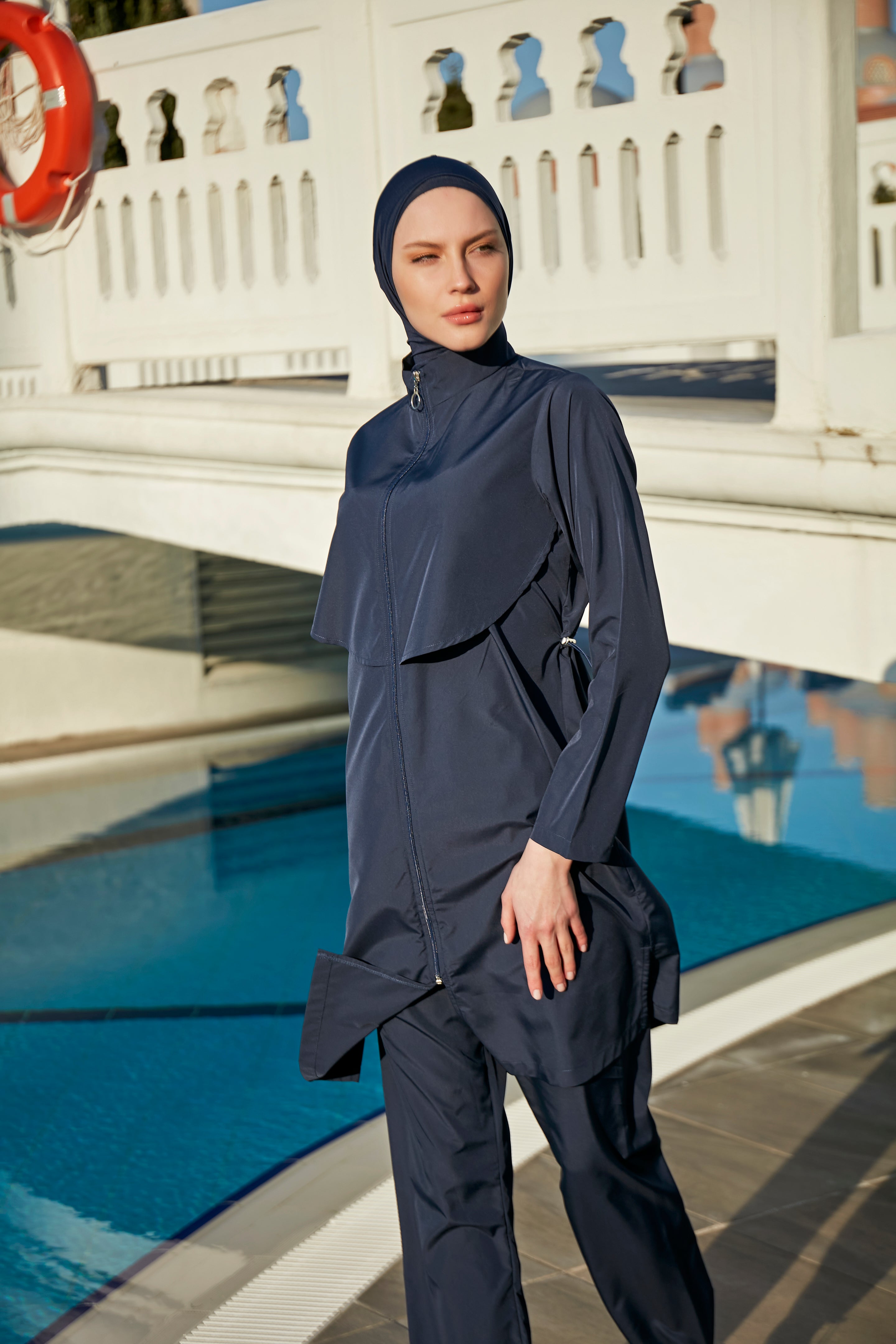 Single Piece Front-Closed Swimsuit