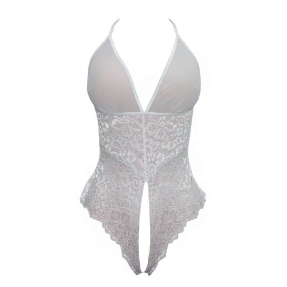 Flirt White Lace Teddy