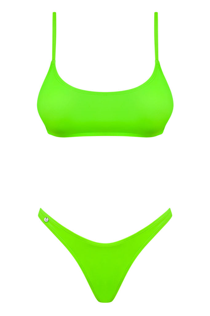 Daring Neon Green Bikini