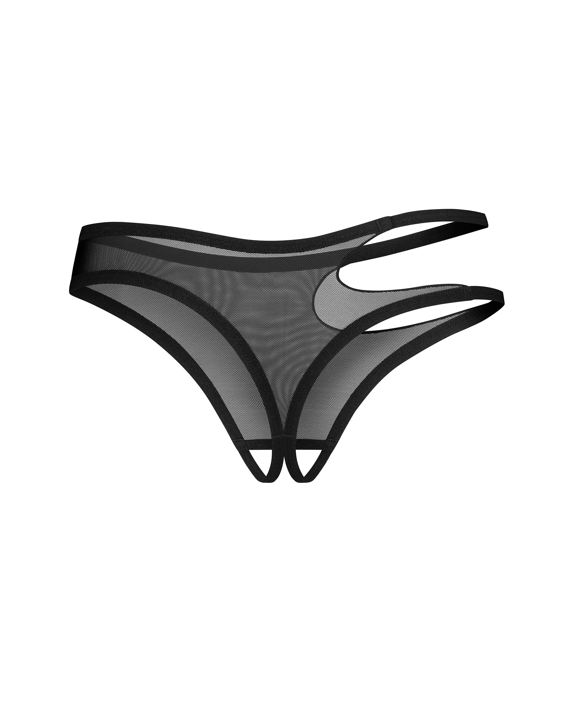 Saturis Open Thong With Cutout