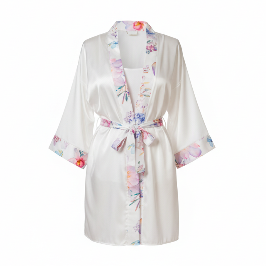 روب مولوكي الابيض الأنيق