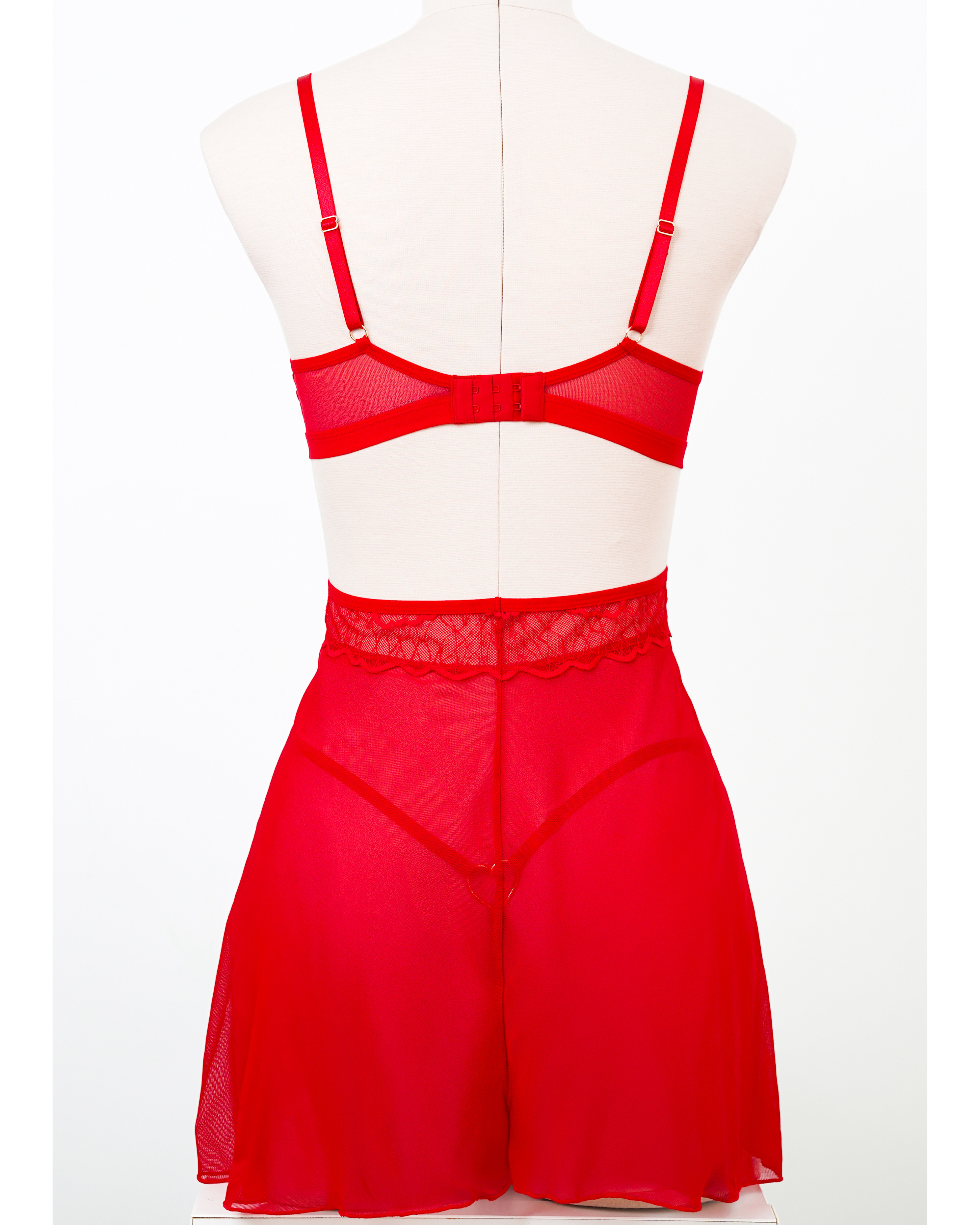 Red Babydoll Set