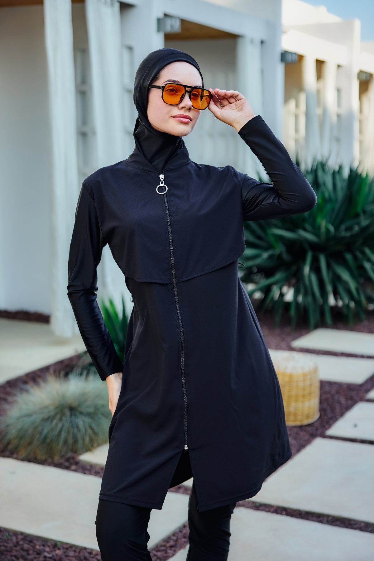 Covered Front Swimsuit