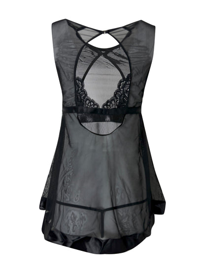 Flirt Black Mesh - Eiffel Boudoir