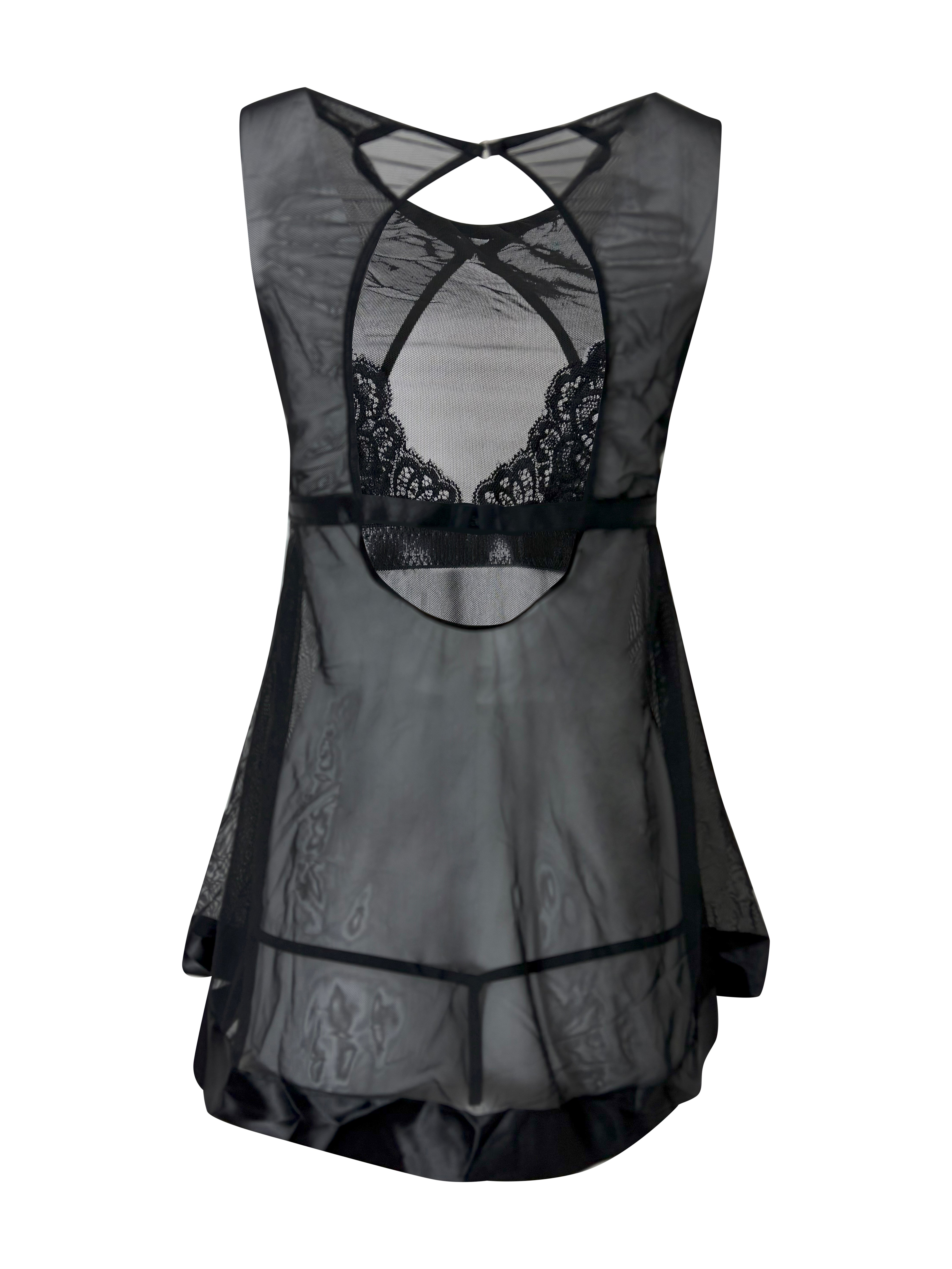 Flirt Black Mesh - Eiffel Boudoir