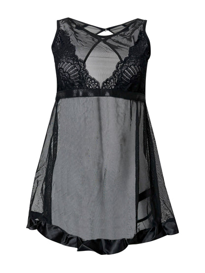 Flirt Black Mesh - Eiffel Boudoir