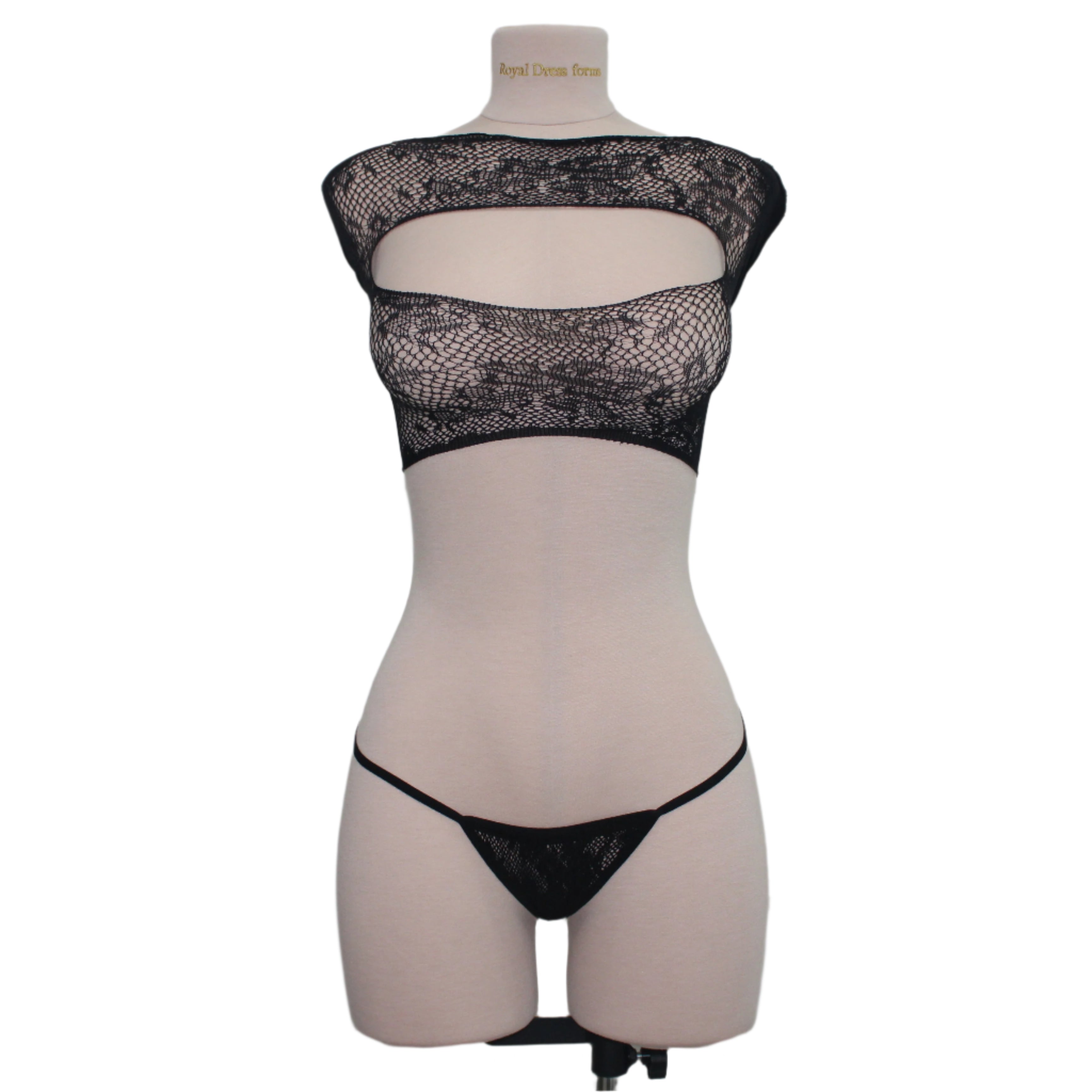 Long Sleeve Fishnet - Eiffel Boudoir