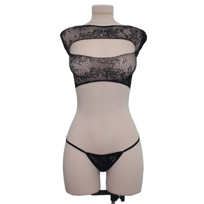 Long Sleeve Fishnet - Eiffel Boudoir