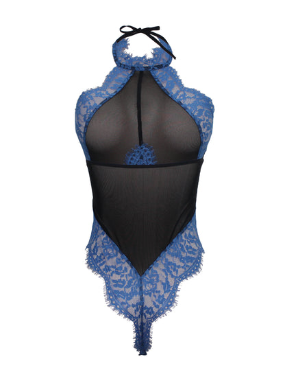 Flirt Teal Temptation Teddy - Eiffel Boudoir
