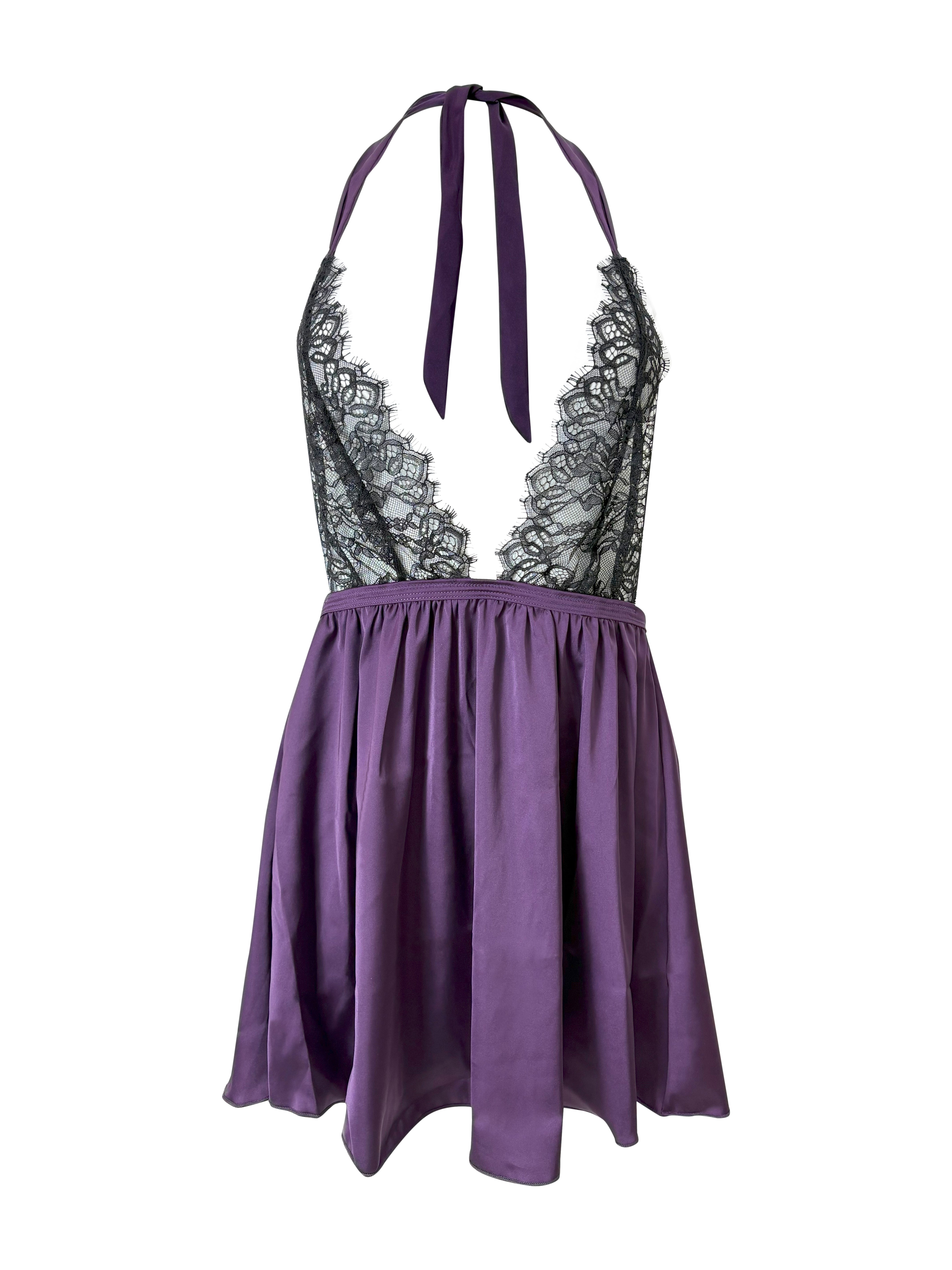 Rosalind Neck Drop Off Babydoll - Eiffel Boudoir