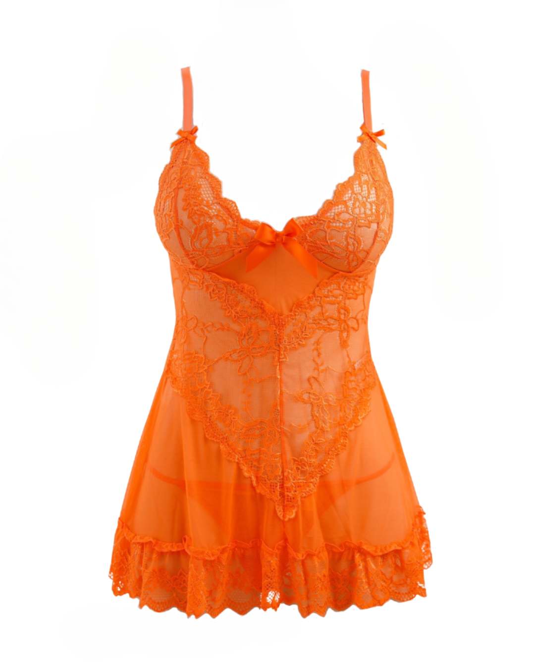 Lace Babydoll & G-String Set
